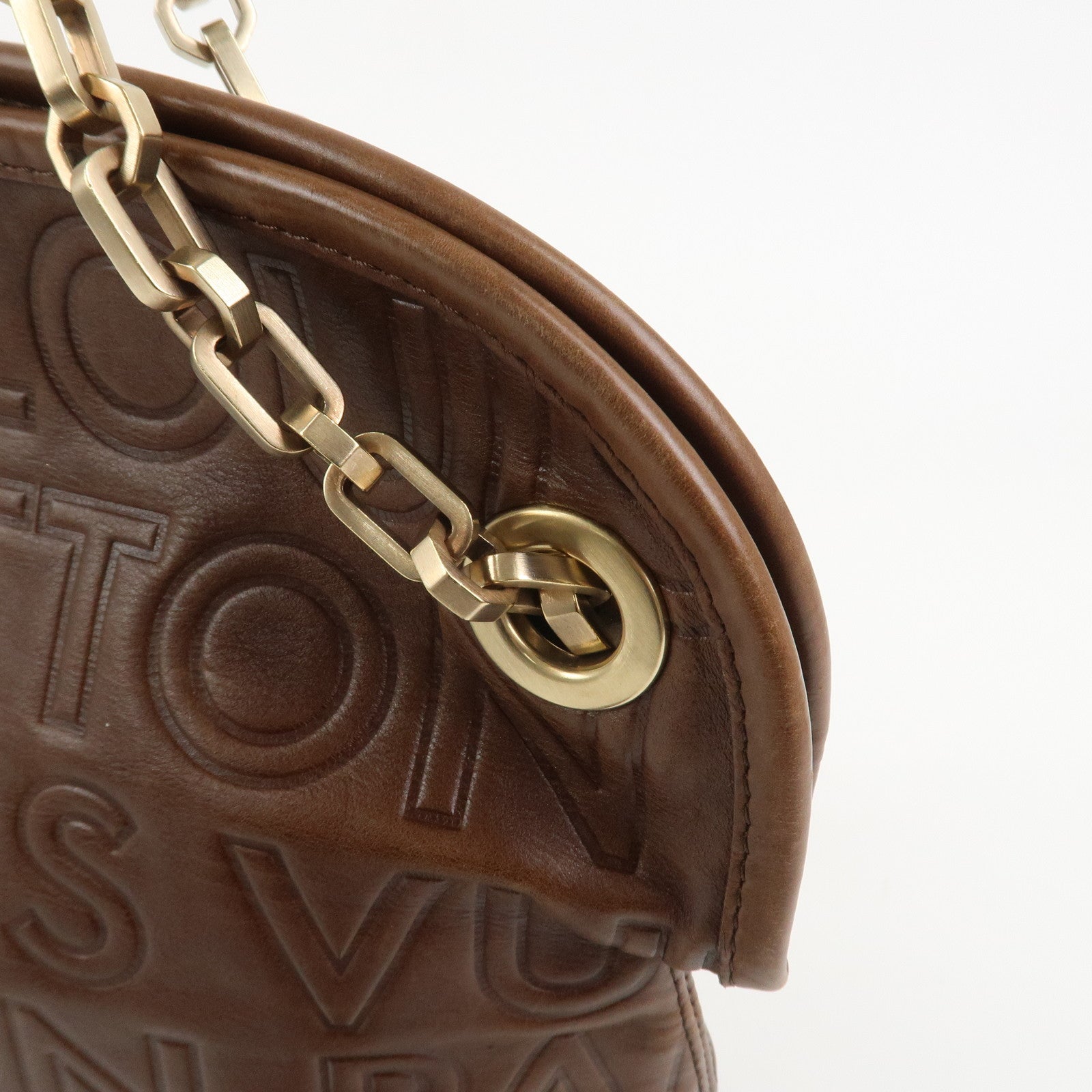 Louis Vuitton Paris Souple Wish Leather Shoulder Bag Brown M95830