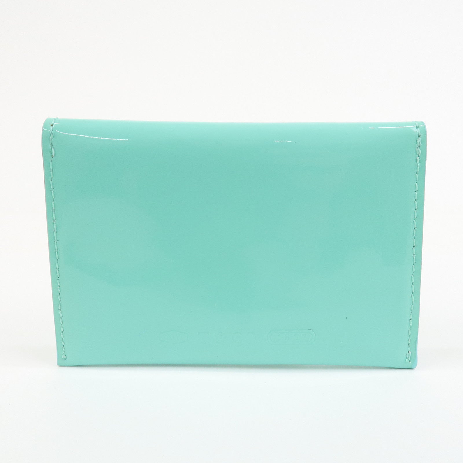 Tiffany & Co Set of 3 Card Case Coin Case Ballpoint Pen Light Blue