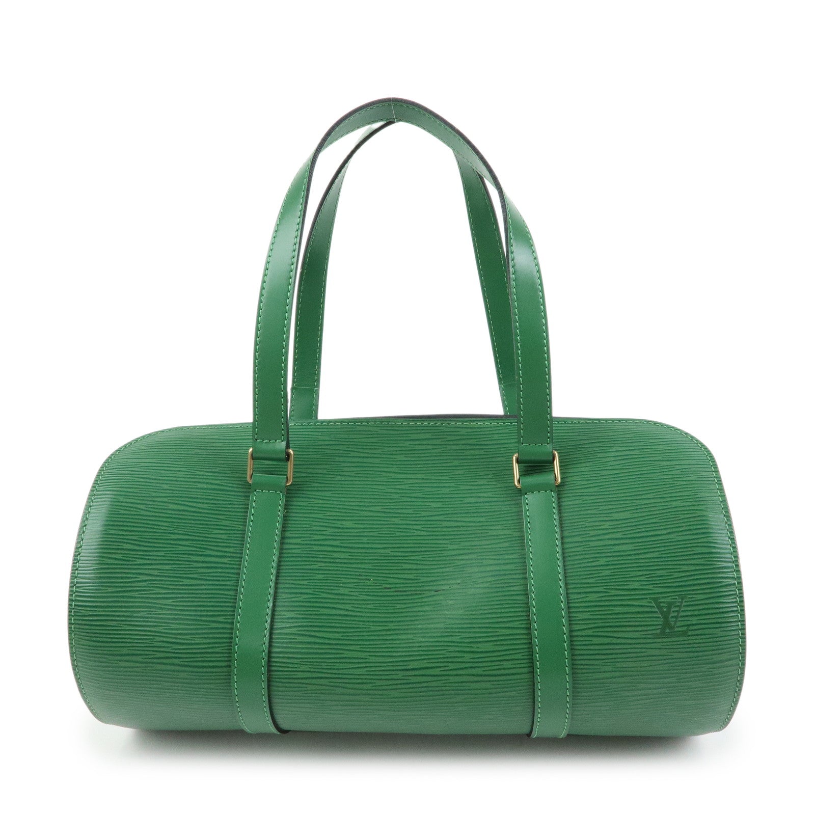 Louis Vuitton Epi Soufflot Hand Bag Borneo Green M52224