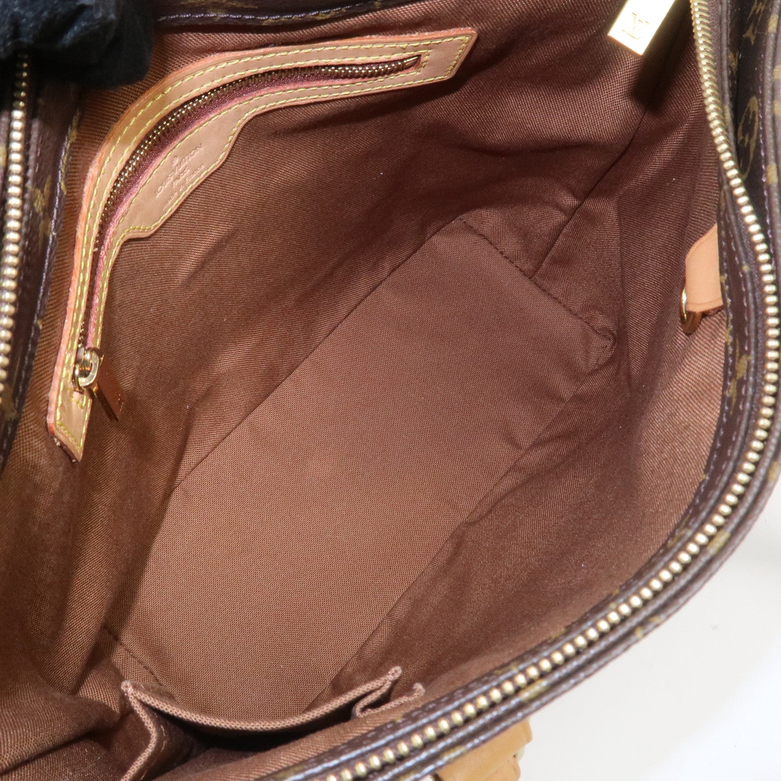 Louis Vuitton Monogram Cabas Piano Tote Bag Hand Bag M51148