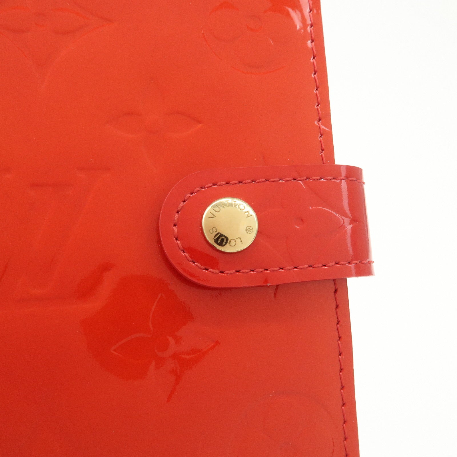Louis Vuitton Monogram Vernis Agenda PM Pomme d'Amour R21016 Used
