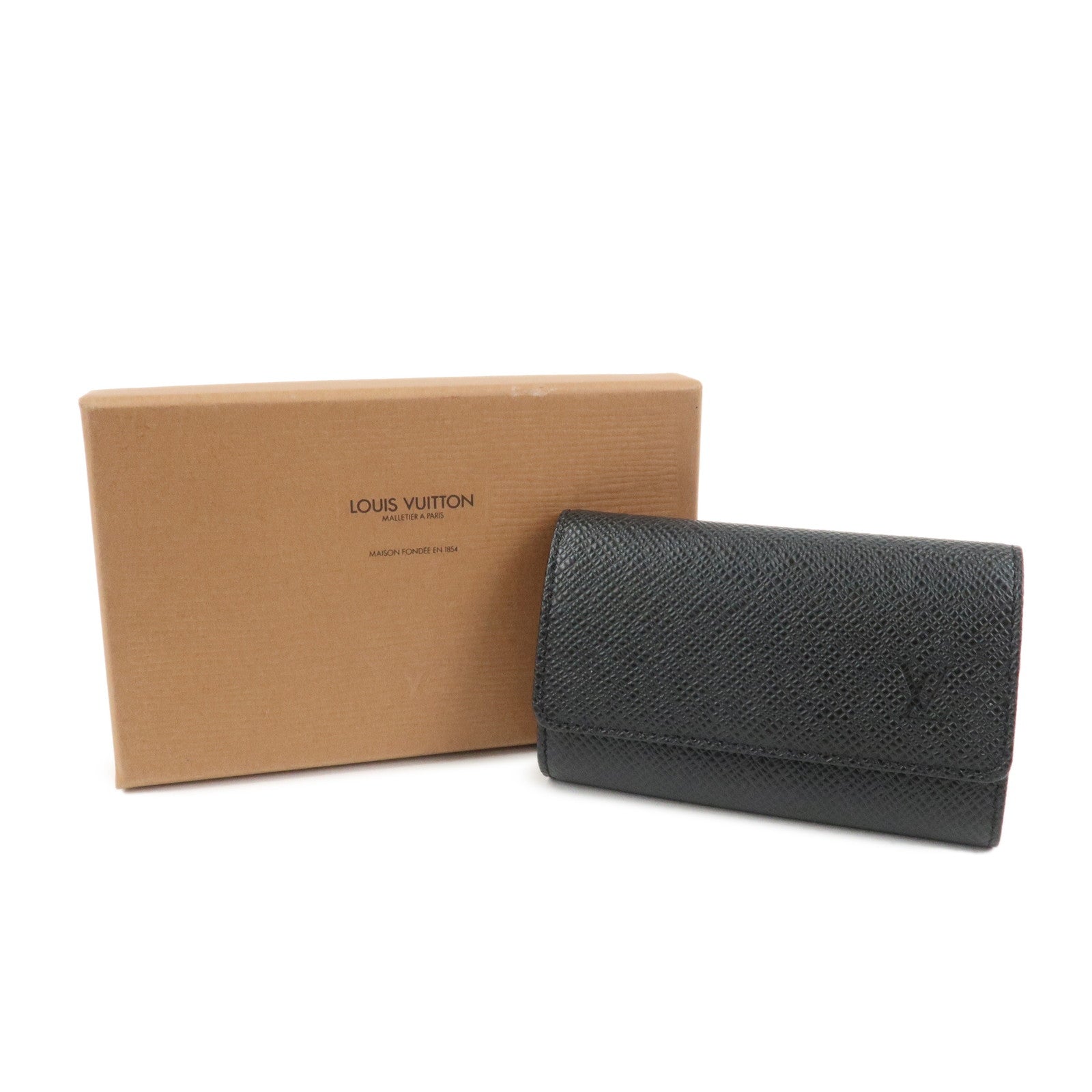 Louis Vuitton Taiga Multicles 6 Key Case Key Holder Ardoise M30532