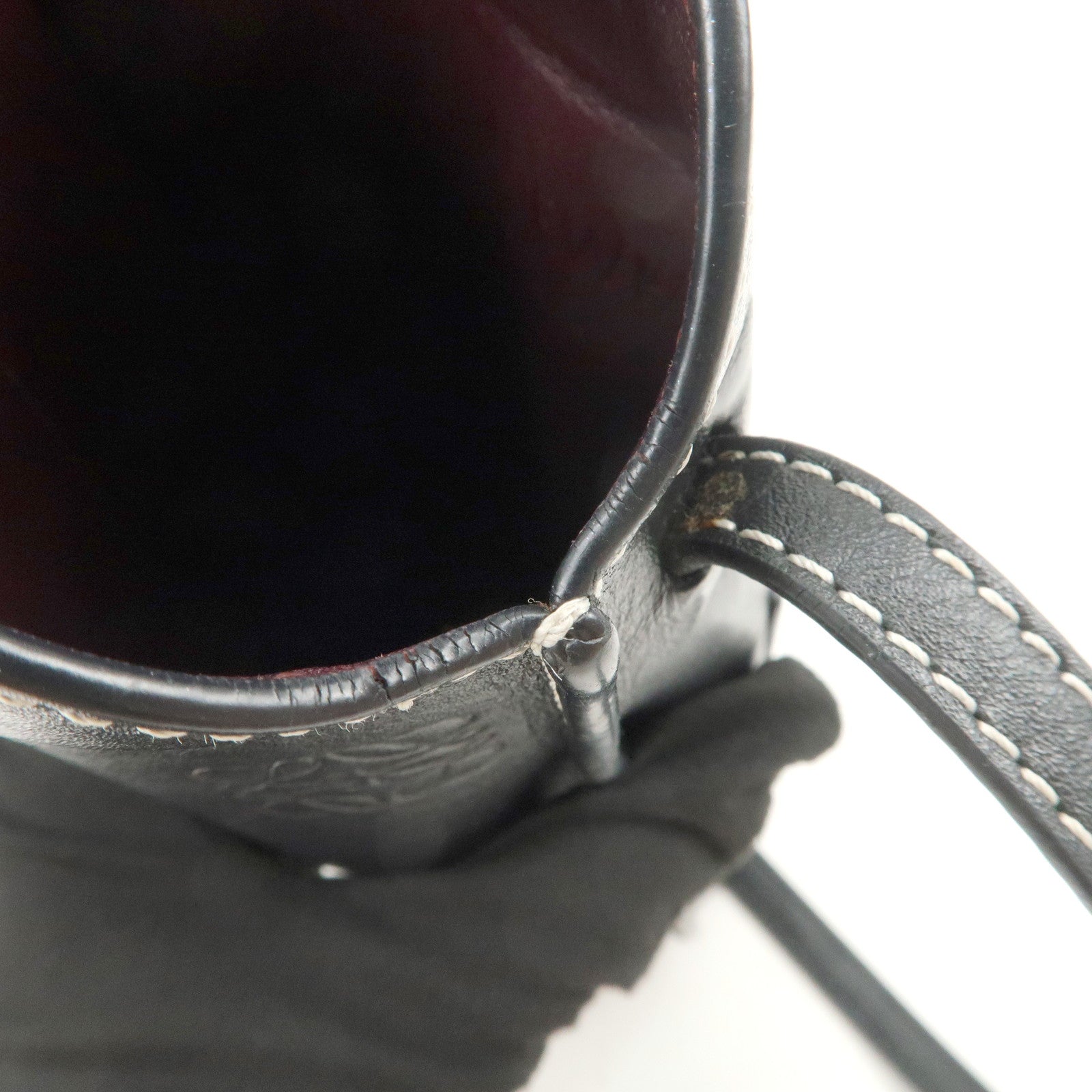 LOEWE Gate Pocket Shoulder Bag Crossbody Bag Black