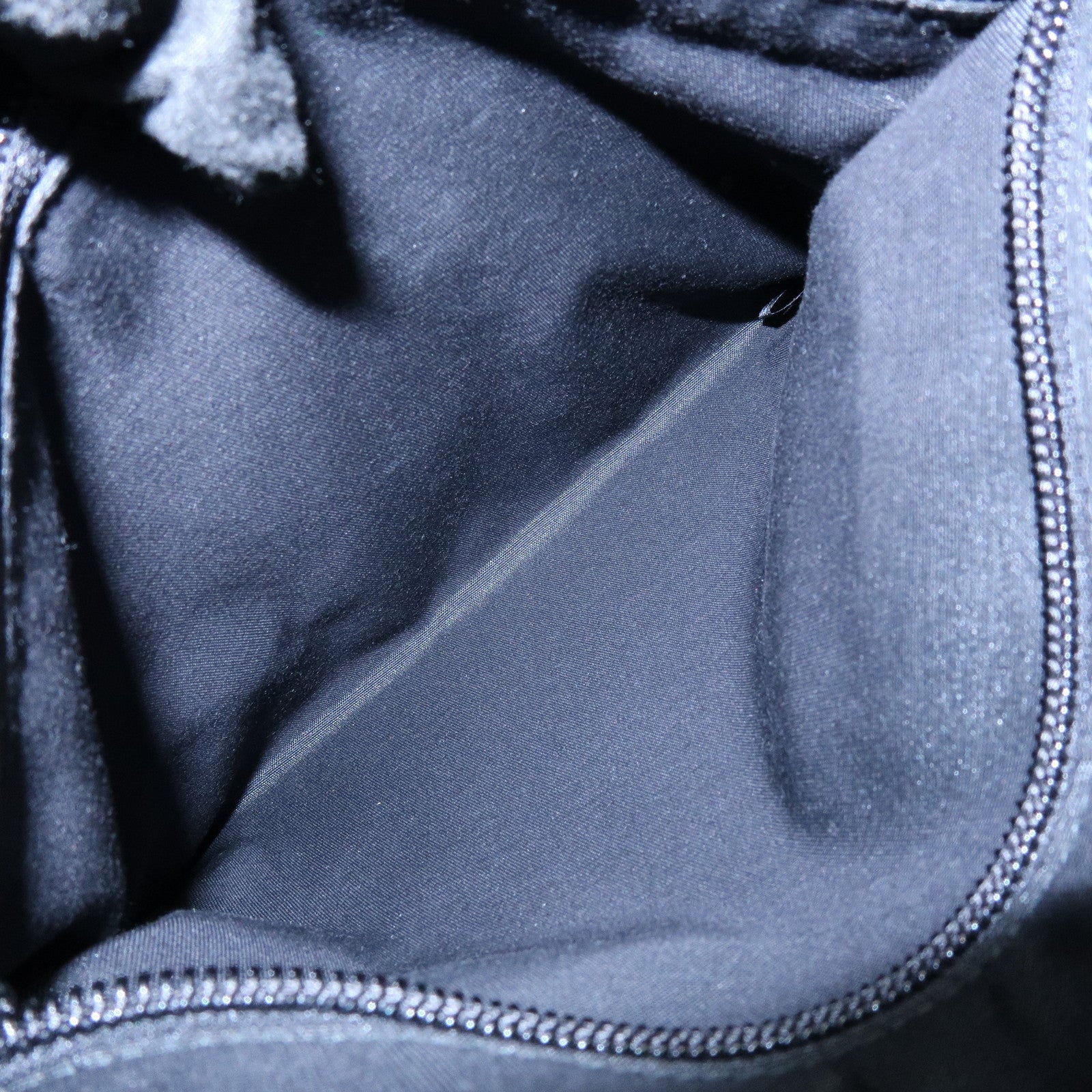 GUCCI GG Denim Leather Shoulder Bag Crossbody Bag Black 509635