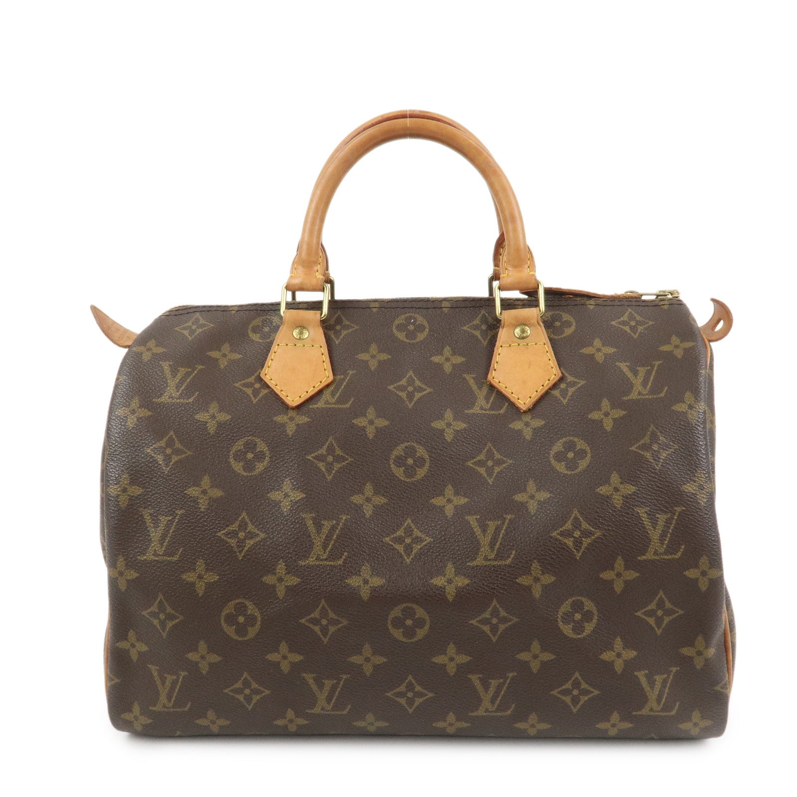 Louis Vuitton Monogram Speedy 30 Boston Bag Hand Bag Brown M41526