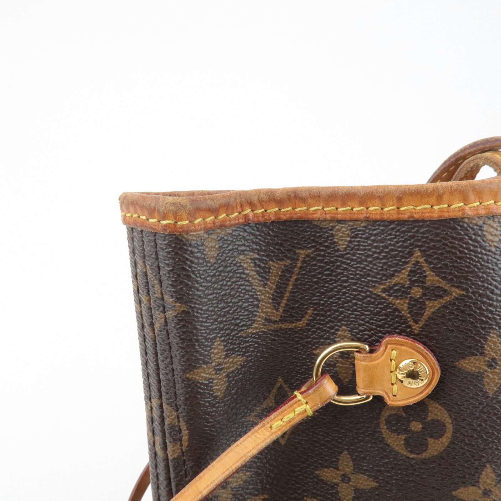 Louis Vuitton Monogram Neverfull MM Tote Bag Fuchisia M40996