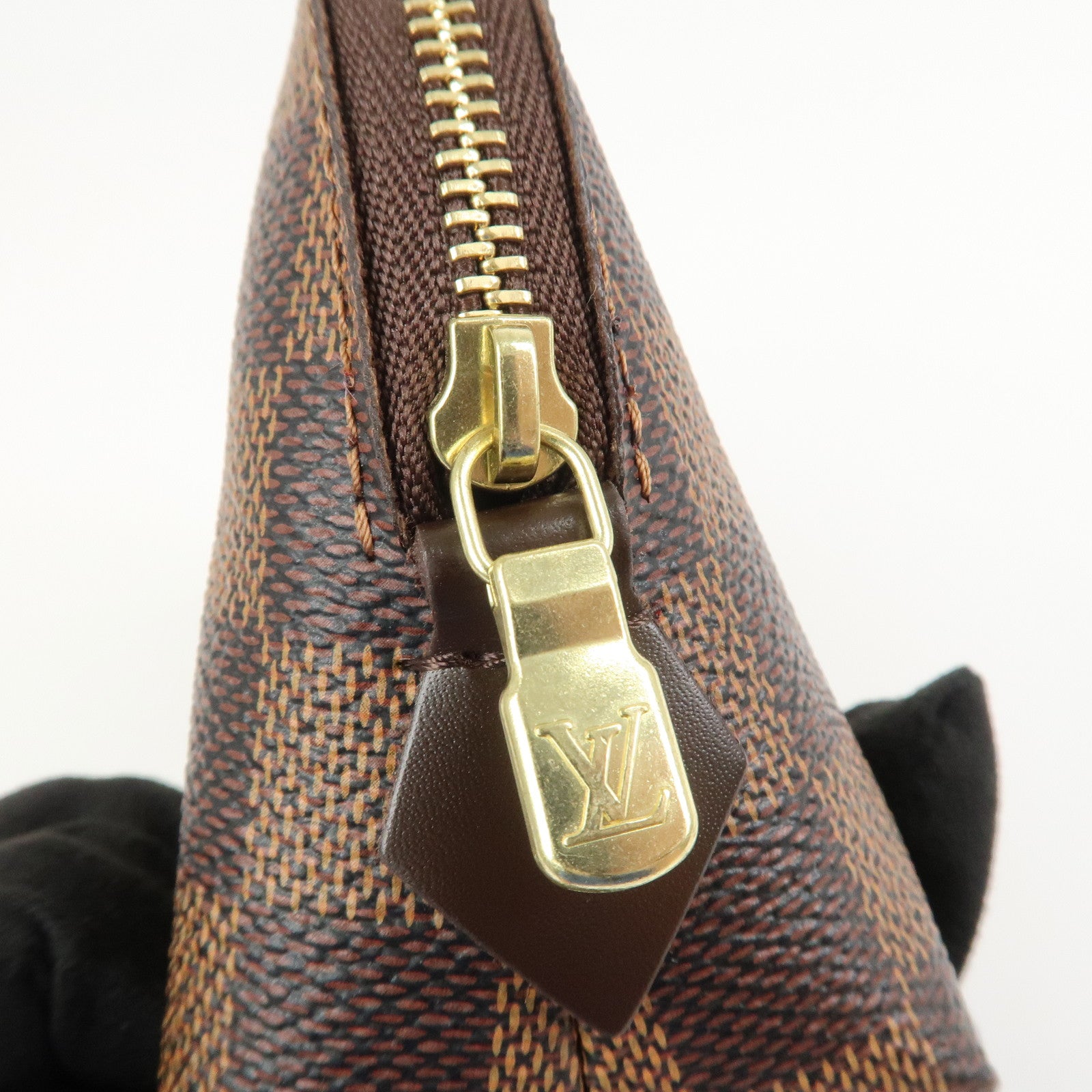 Louis Vuitton Damier Pochette Cosmetic PM Pouch Brown N47516