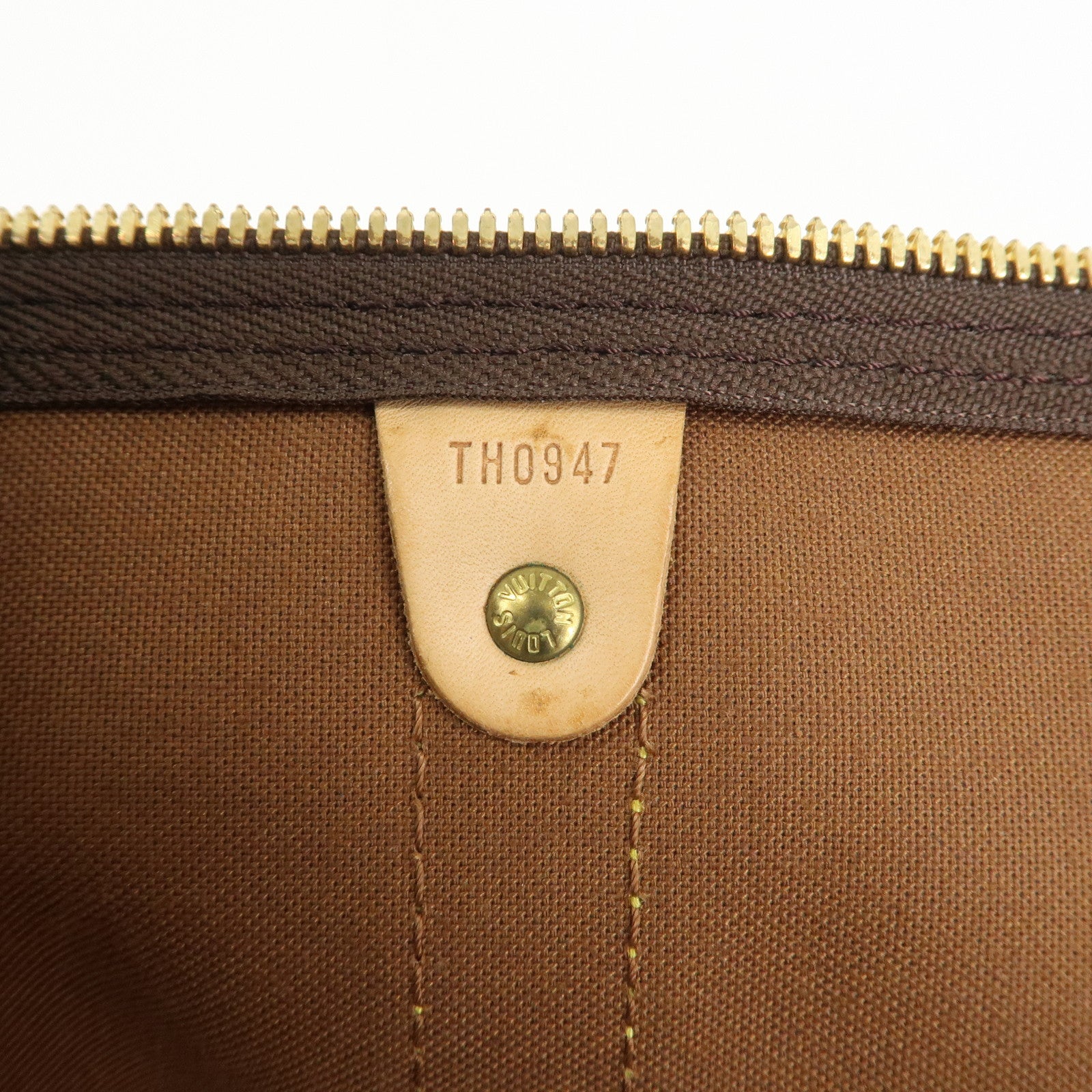 Louis Vuitton Monogram Keep All 50 Bandouliere Boston Bag M41416