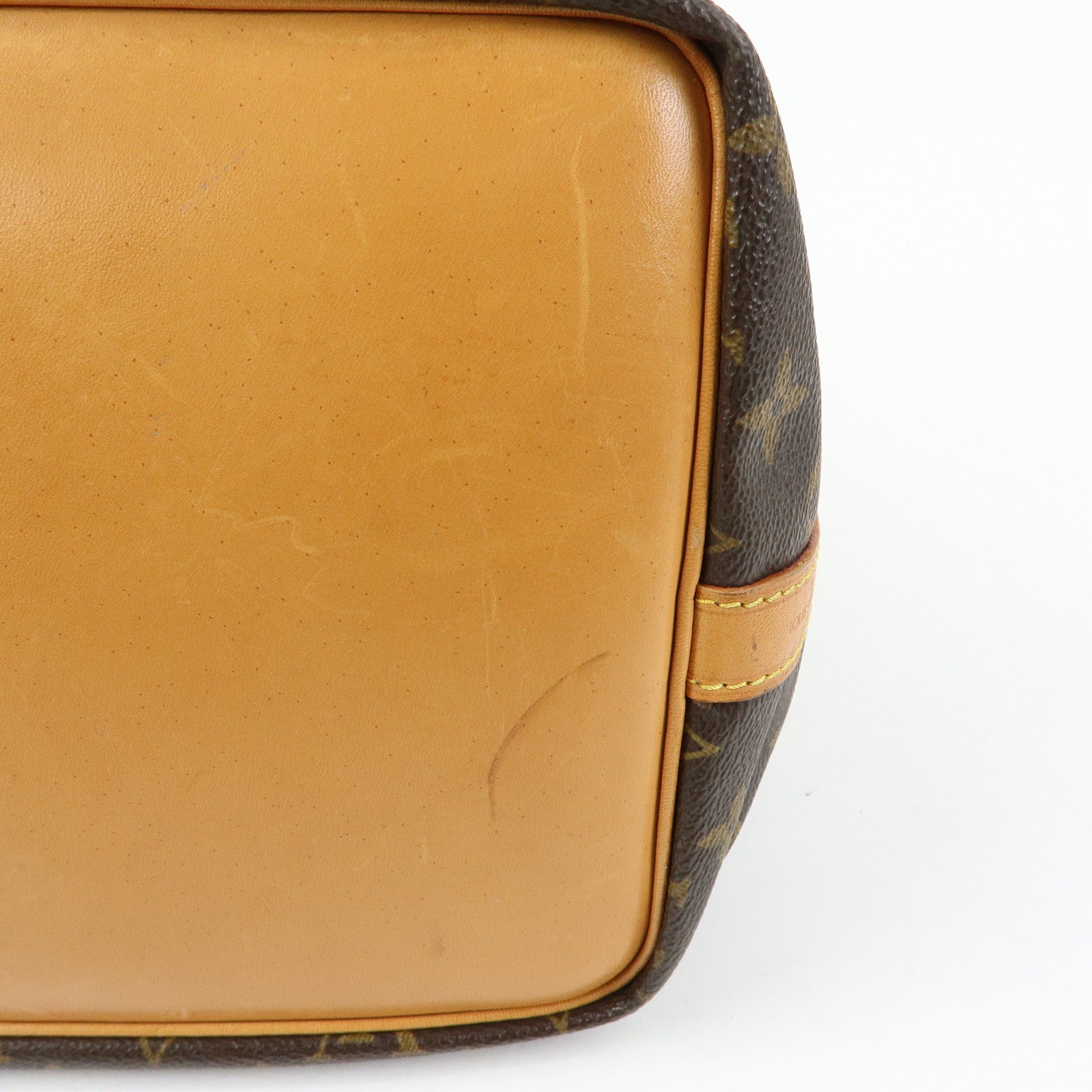 Louis Vuitton Monogram Petit Noe Shoulder Bag Brown M42226