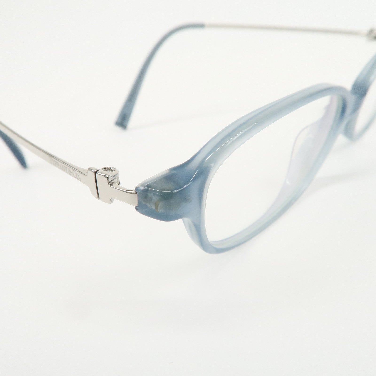 Tiffany & Co Metal Plastic Glasses Blue TF 2170-D 8220 52□14 140