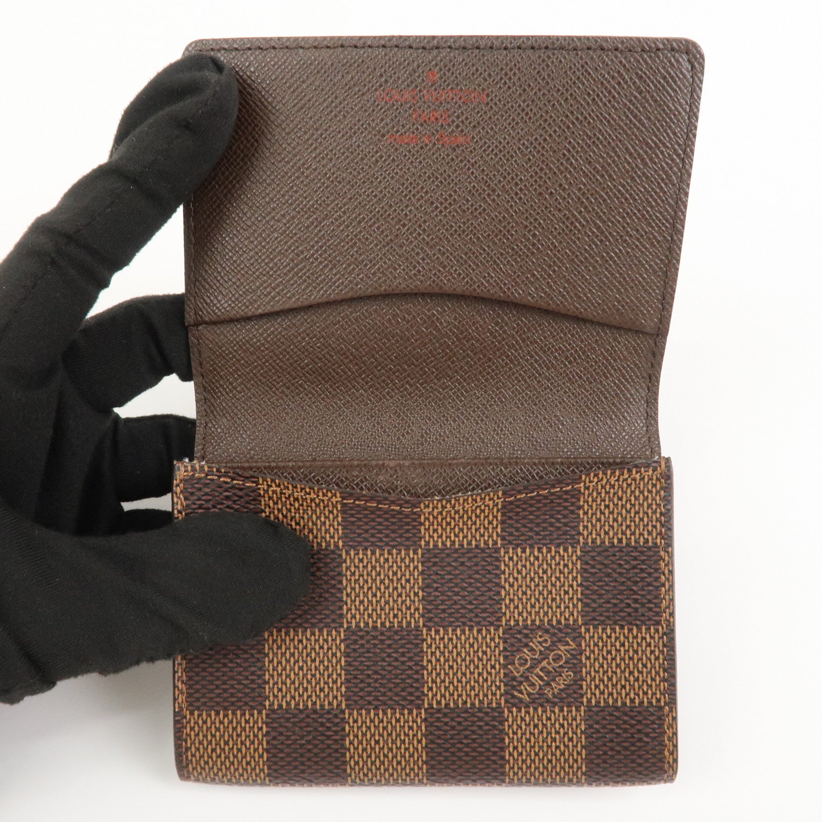 Louis Vuitton Damier Enveloppe Carte de Visite Card Case N62920