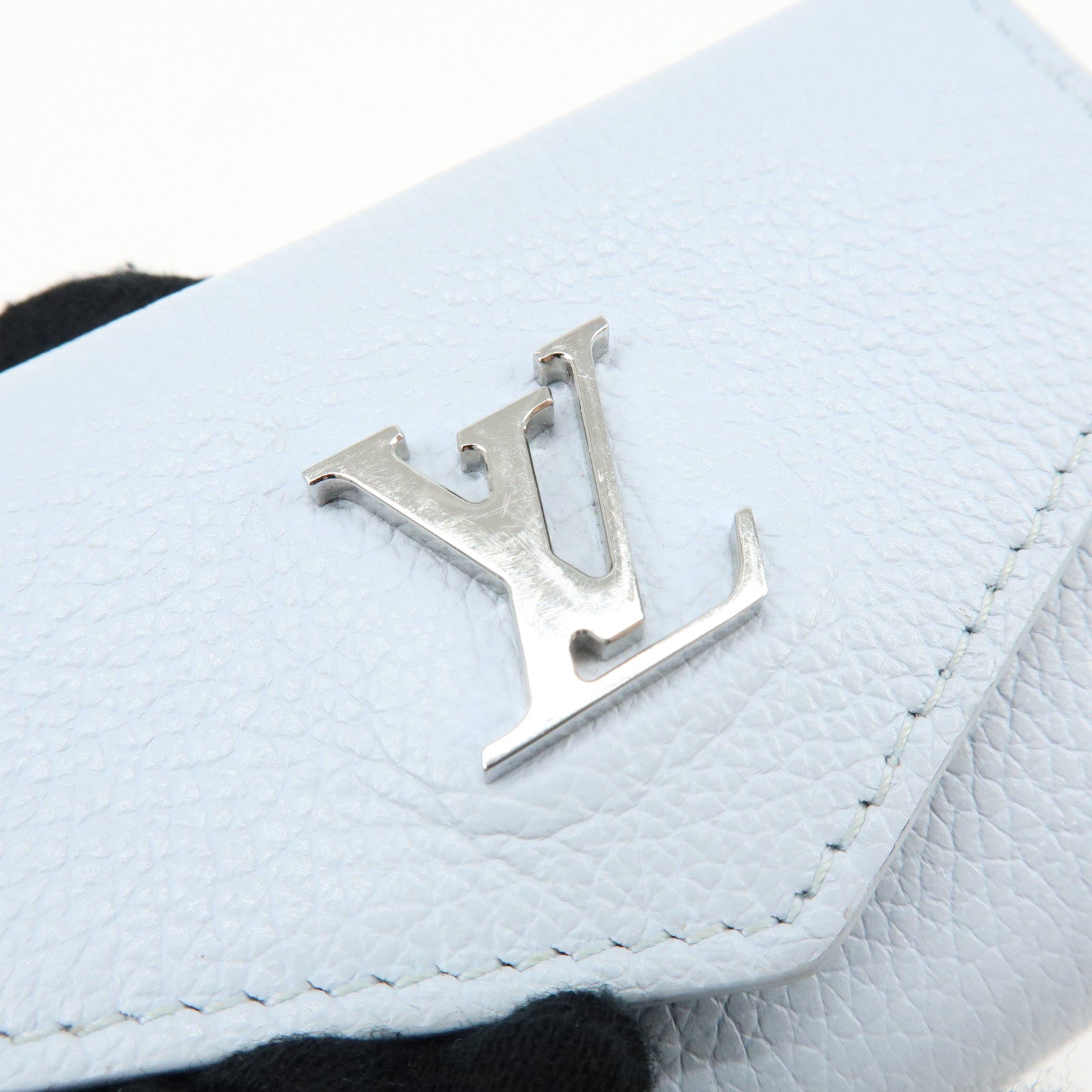 Louis Vuitton Portefeuille Lockmini Taurillon Leather Wallet M83650
