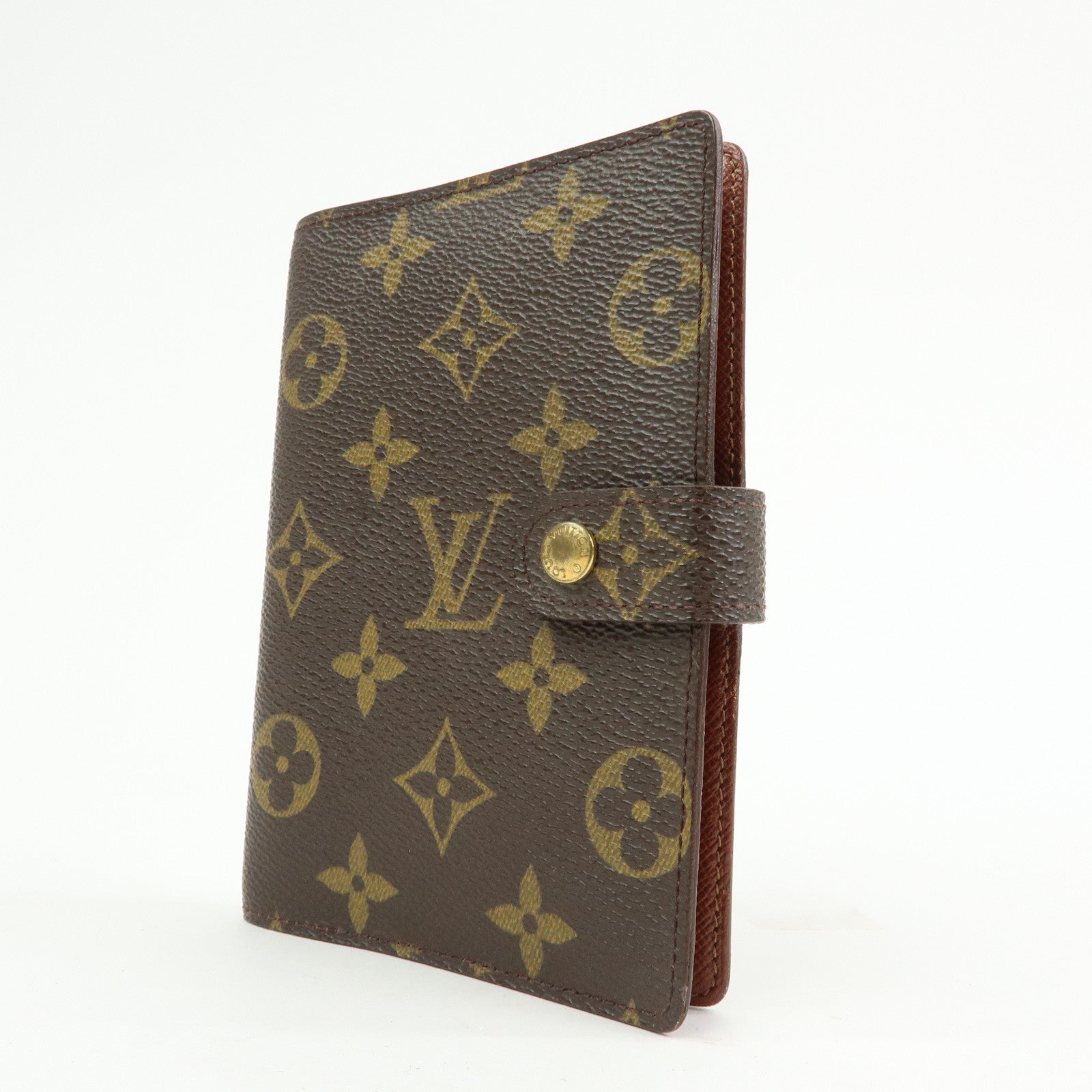Louis Vuitton Monogram Agenda PM Planner Cover Brown R20005