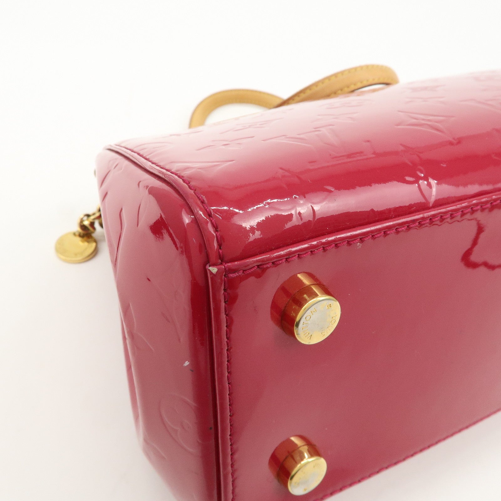 Louis Vuitton Vernis Brea MM 2Way Bag Hand Bag RoseIndien M91798