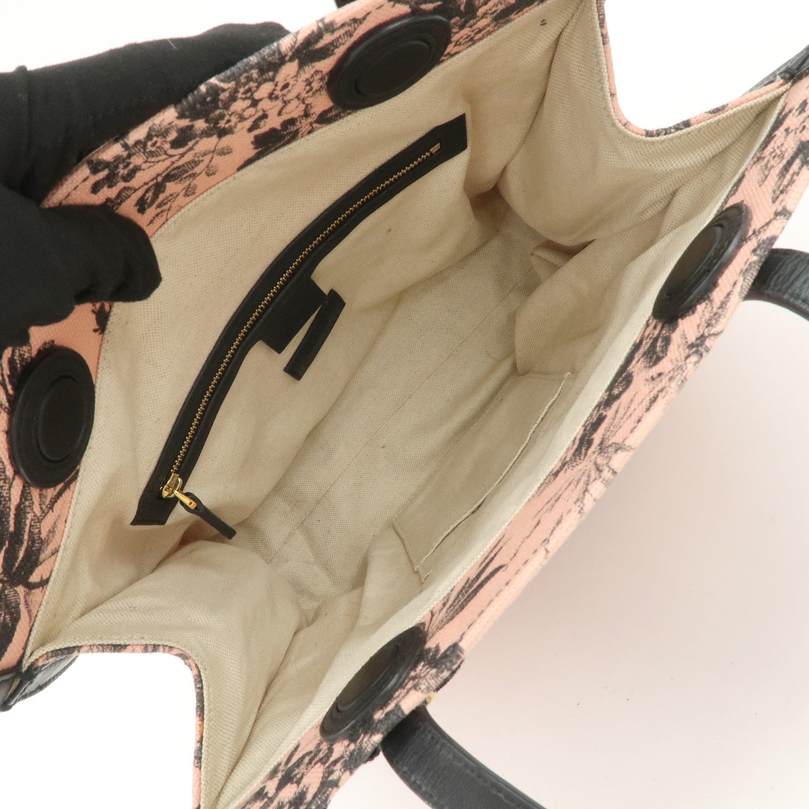 GUCCI GG Ribbon Herbarium Japan Limited Canvas Tote Bag 432684