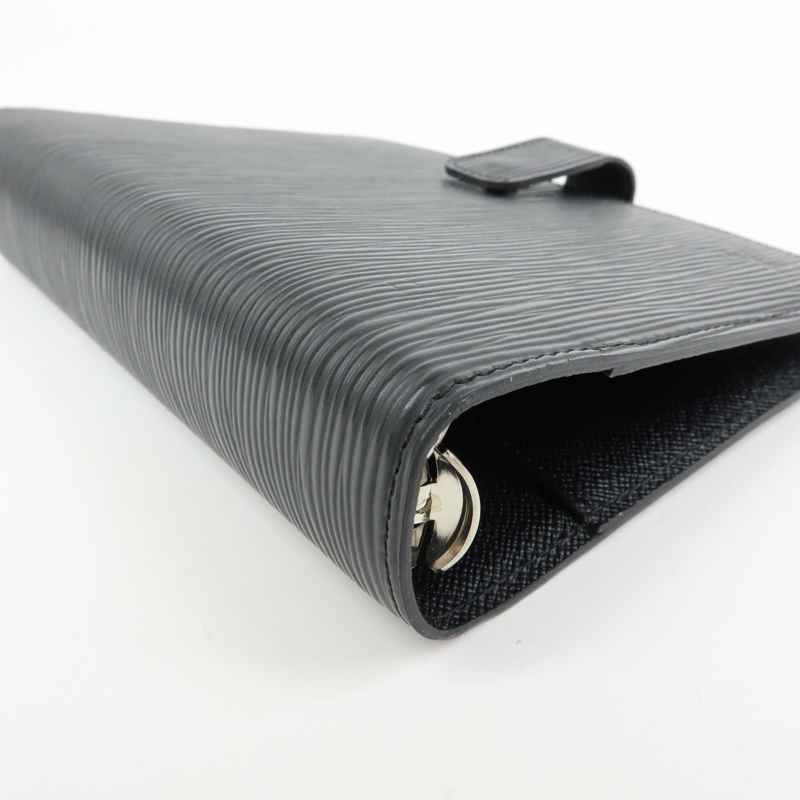 Louis Vuitton Epi Agenda MM Planner Cover Noir Black R20202
