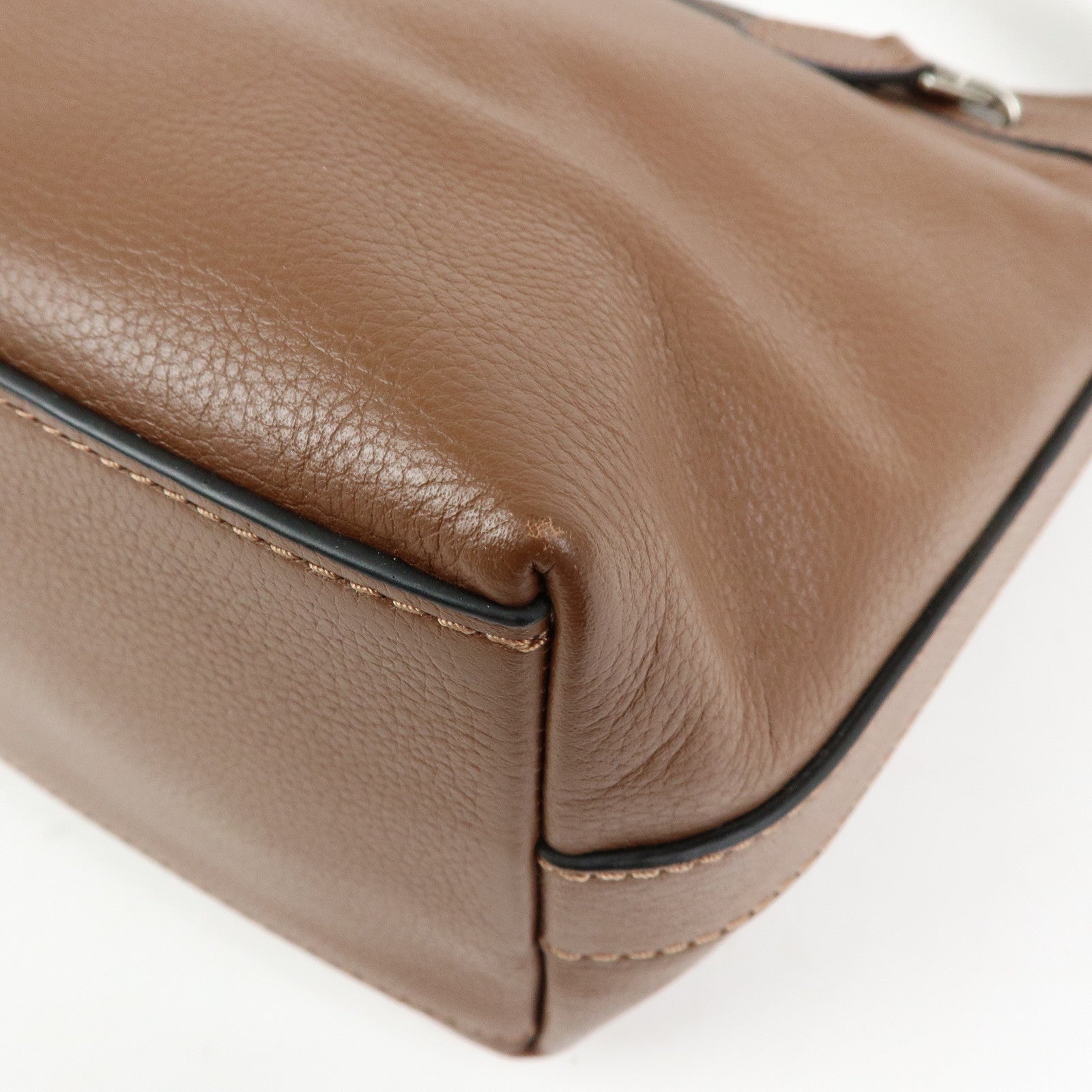 COACH Leather Charles Flight Bag Shoulder Bag Crossbody Bag Brown