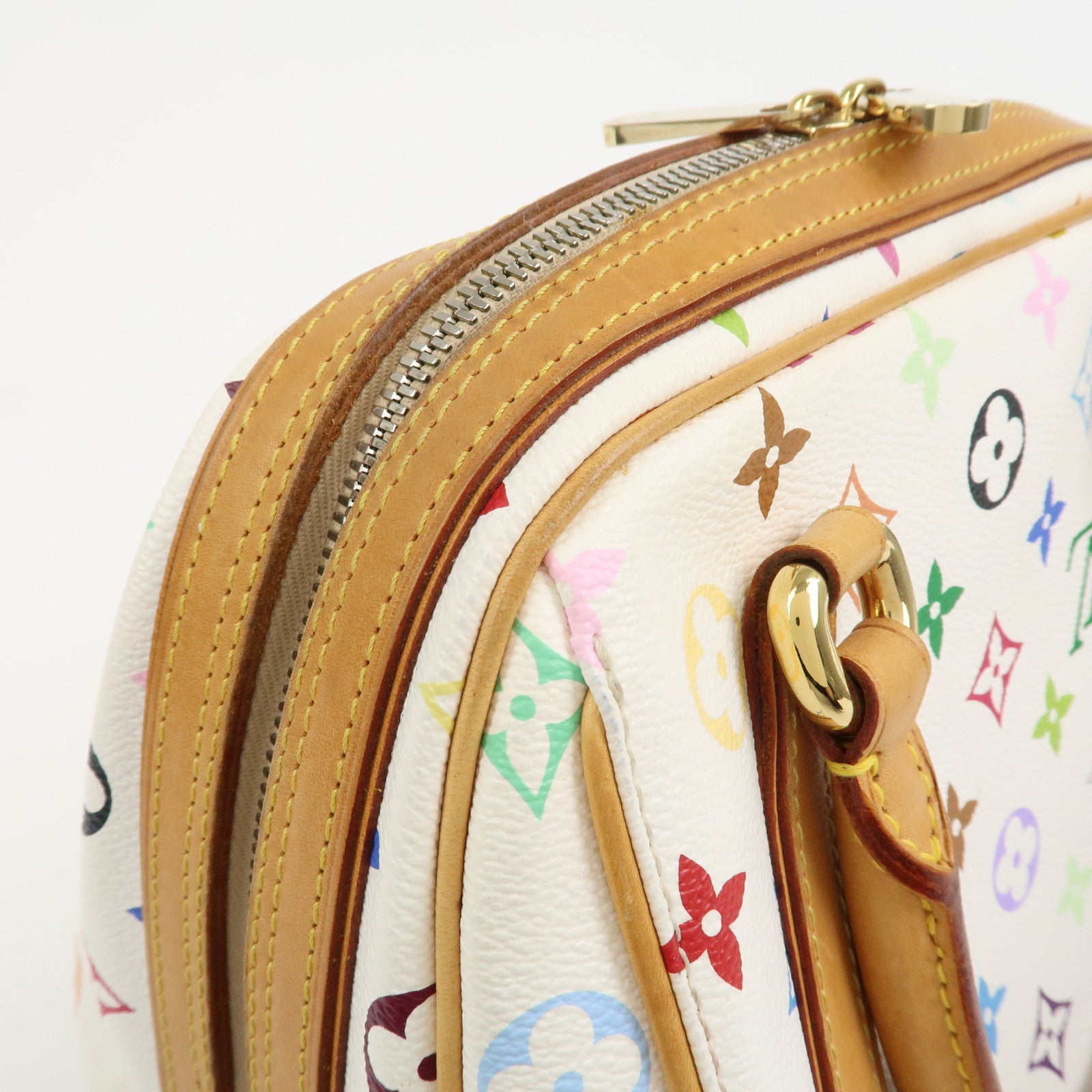 Louis Vuitton Monogram Multicolor Priscilla Hand Bag Blanc M40096