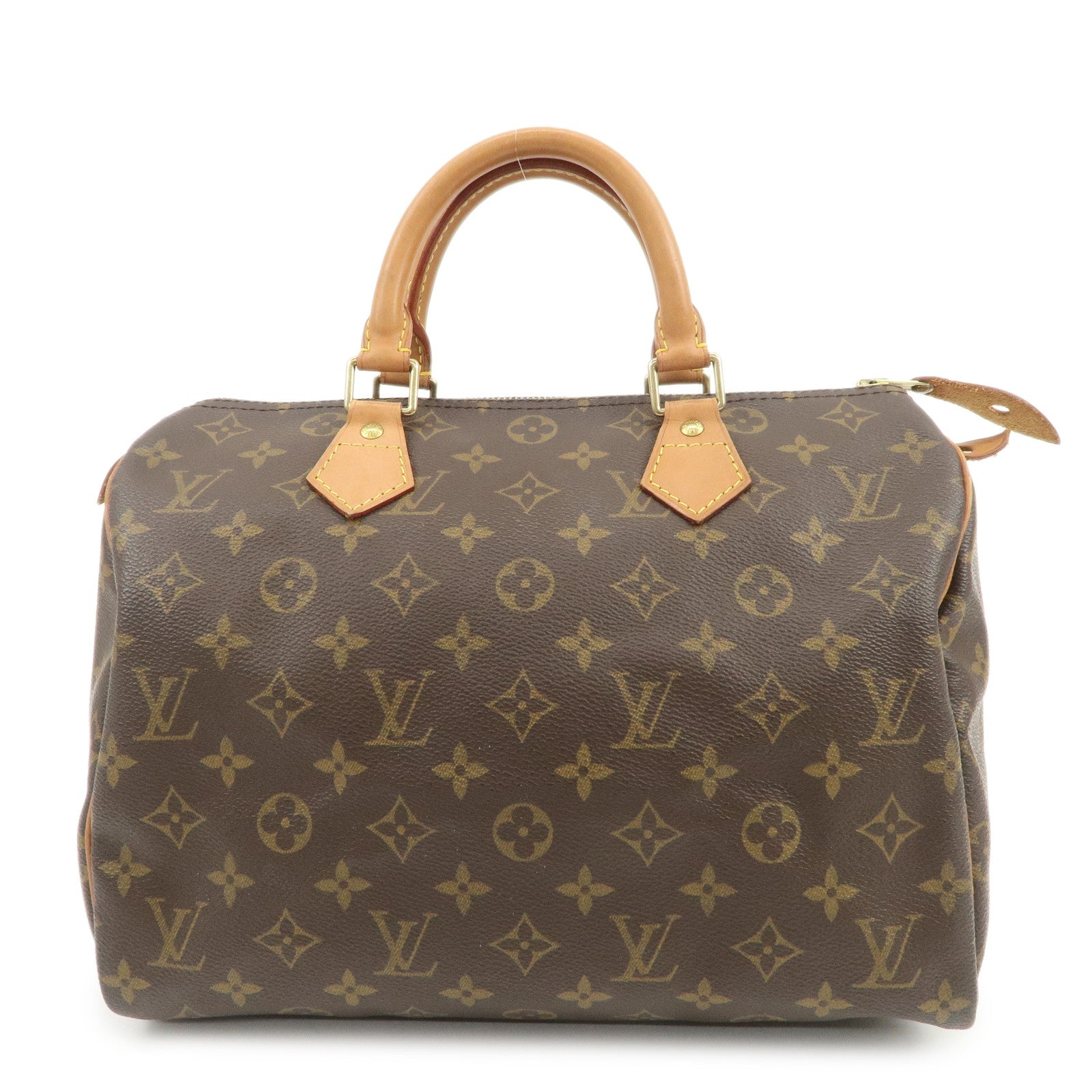 Louis Vuitton Monogram Speedy 30 Boston Bag Hand Bag Brown M41526