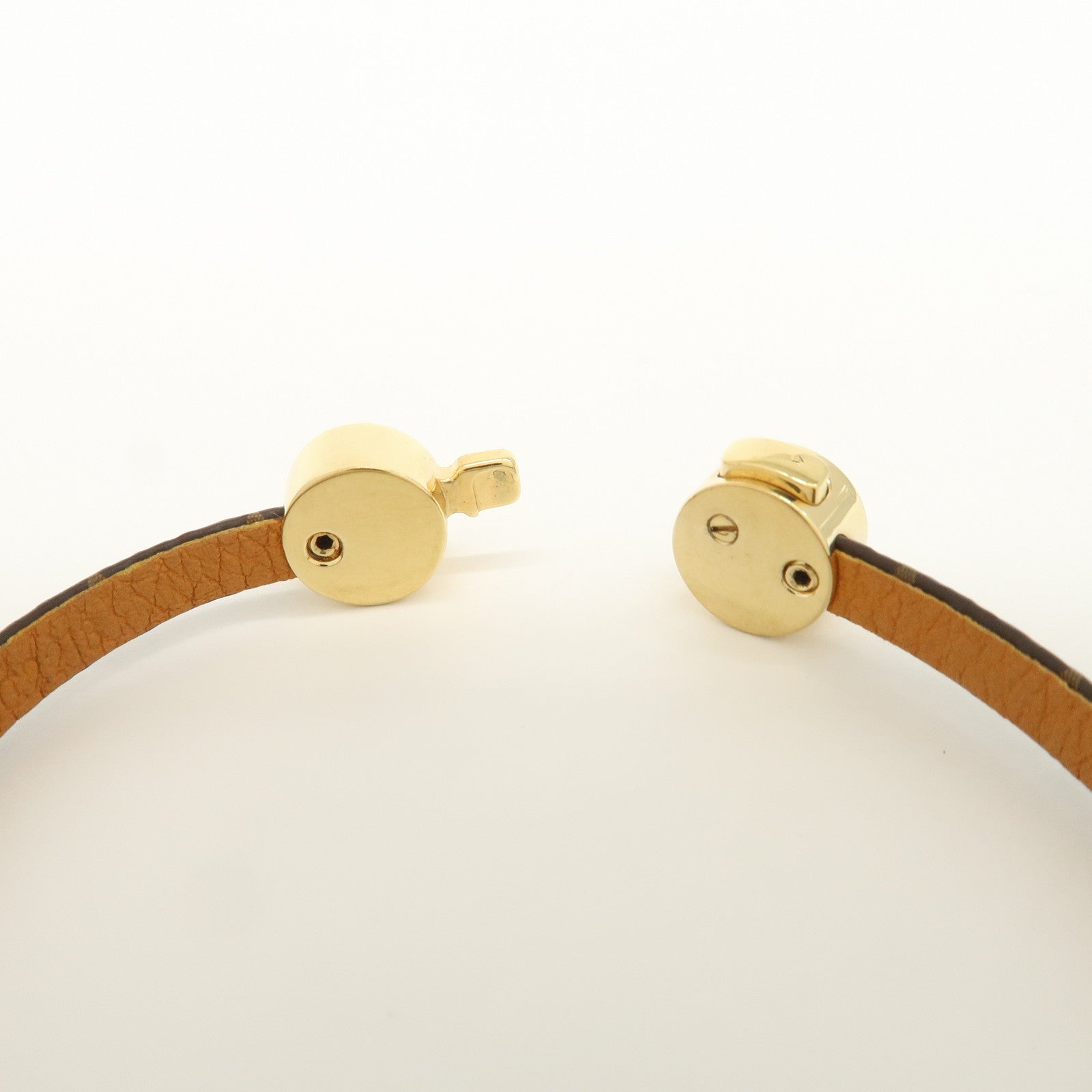 Louis Vuitton Monogram Historic Mini Bracelet Size 17 Brown M6407F
