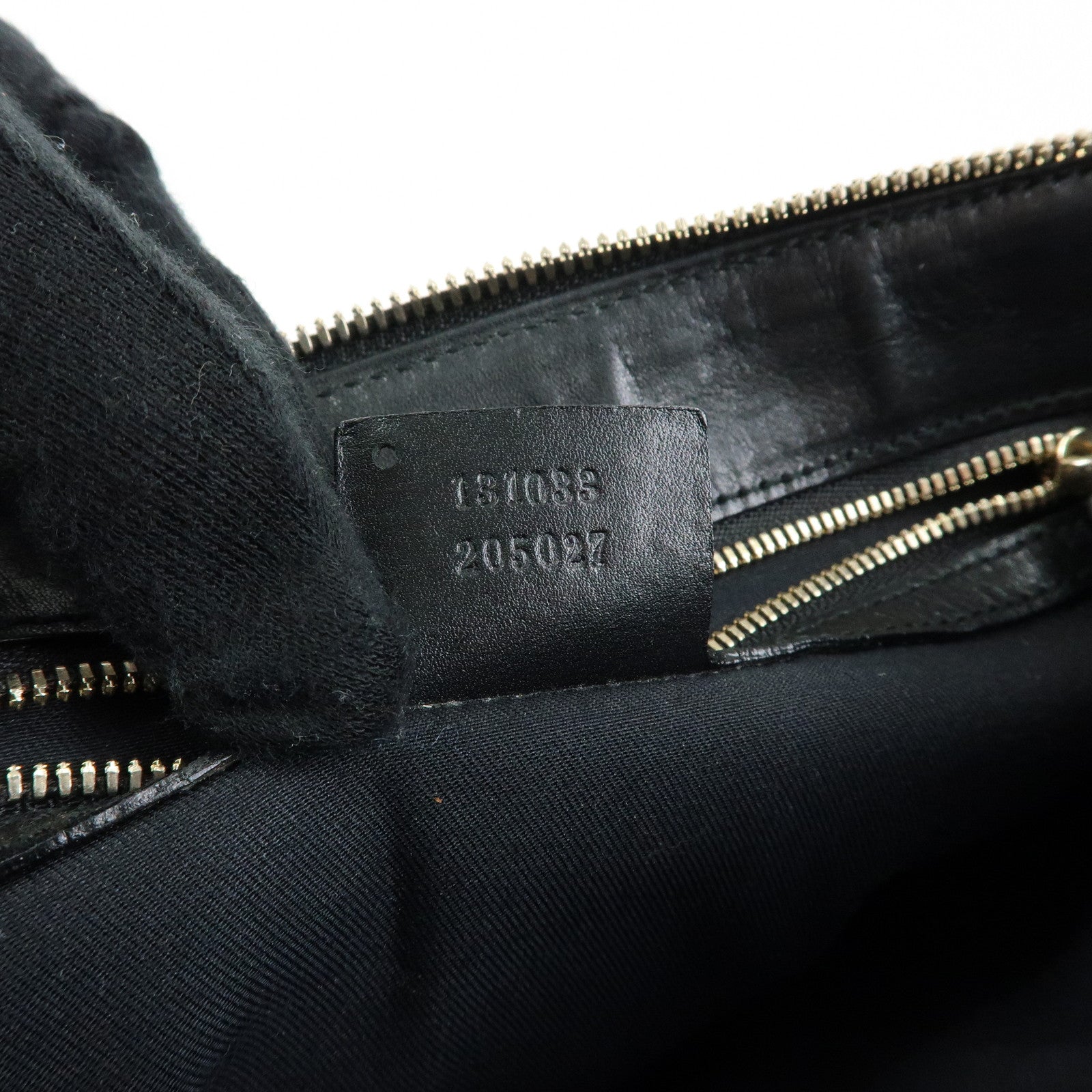 GUCCI Sherry Interlocking G GG Canvas Leather Shoulder Bag 131033