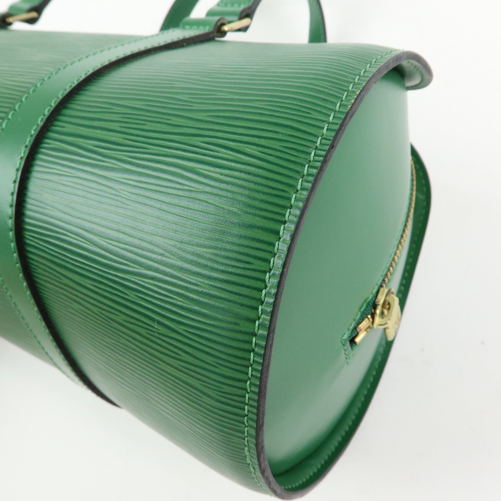 Louis Vuitton Epi Soufflot Hand Bag Borneo Green M52224