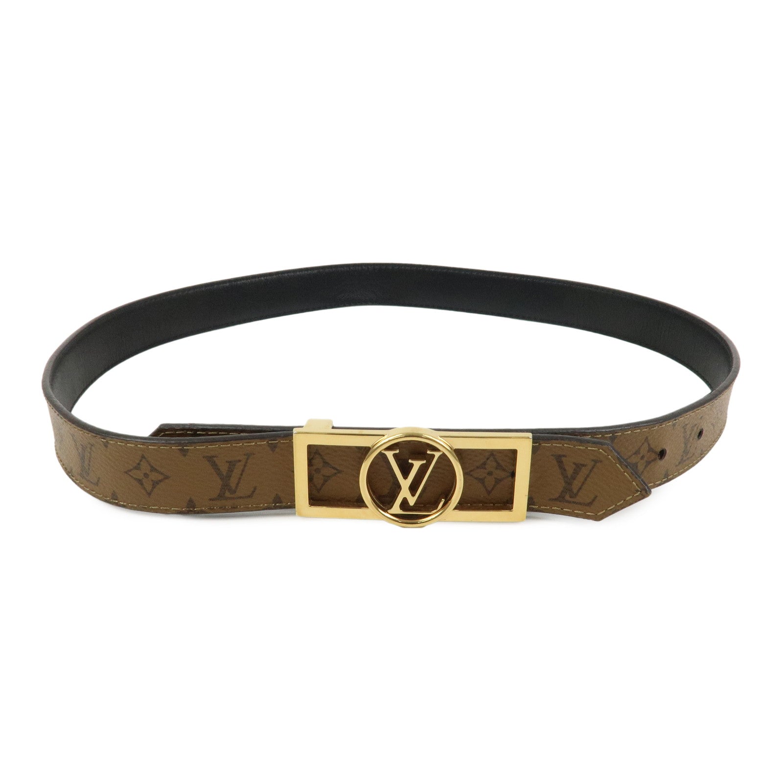 Louis Vuitton Monogram Reverse Agneau Milo Dauphine Ceinture M0203