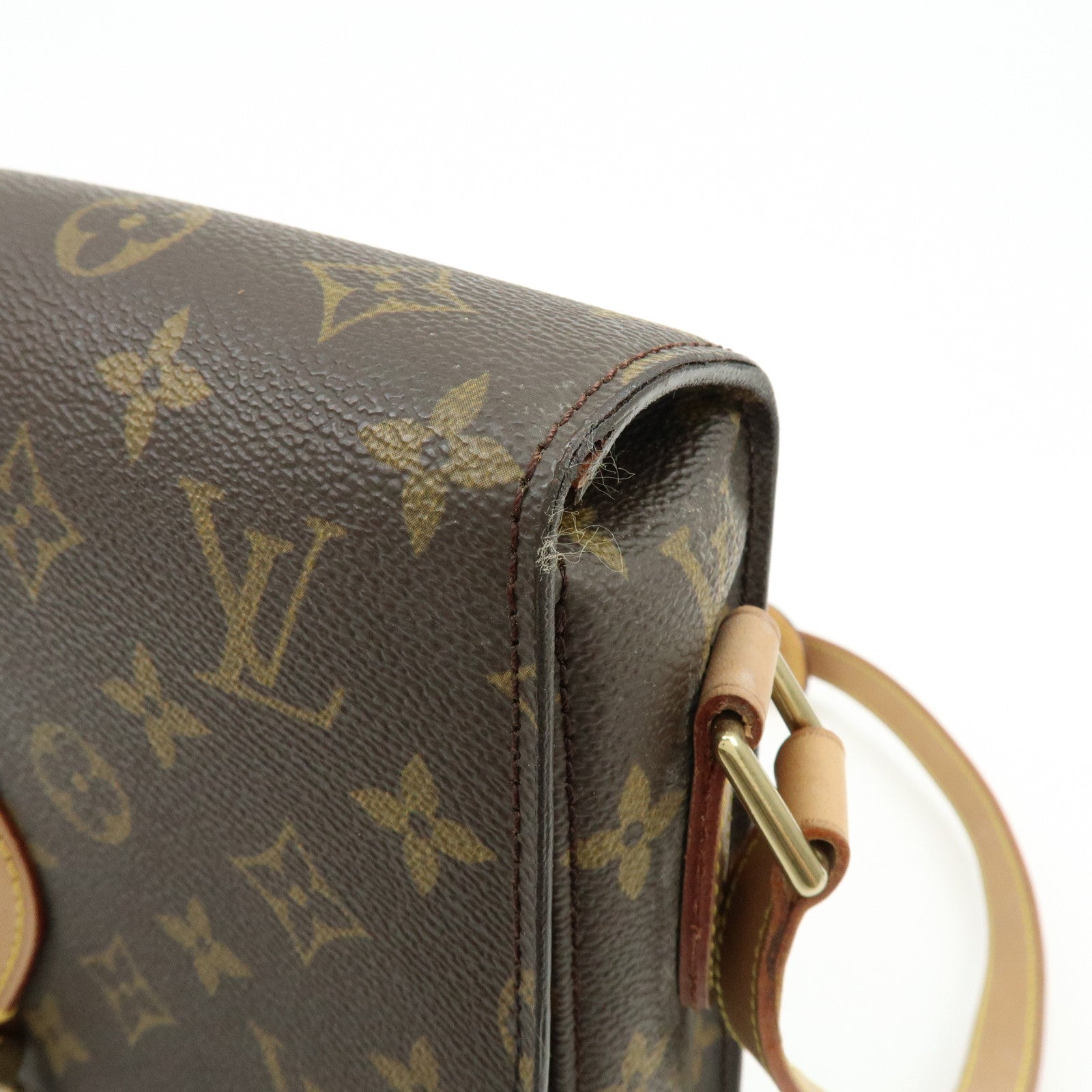 Louis Vuitton Monogram Saint Cloud GM Shoulder Bag Brown M51242