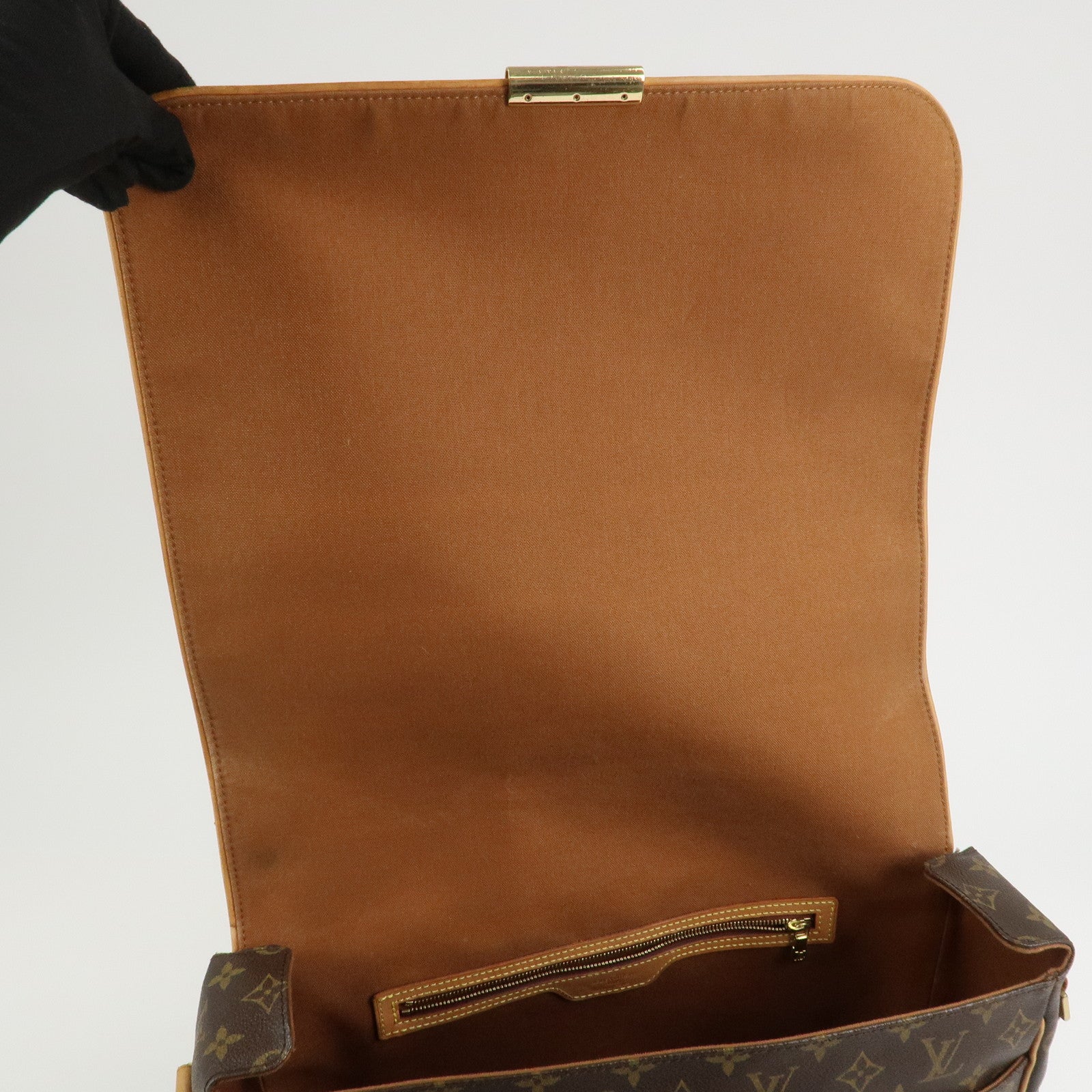 Louis Vuitton Monogram Abbesses Messenger Bag Brown M45257