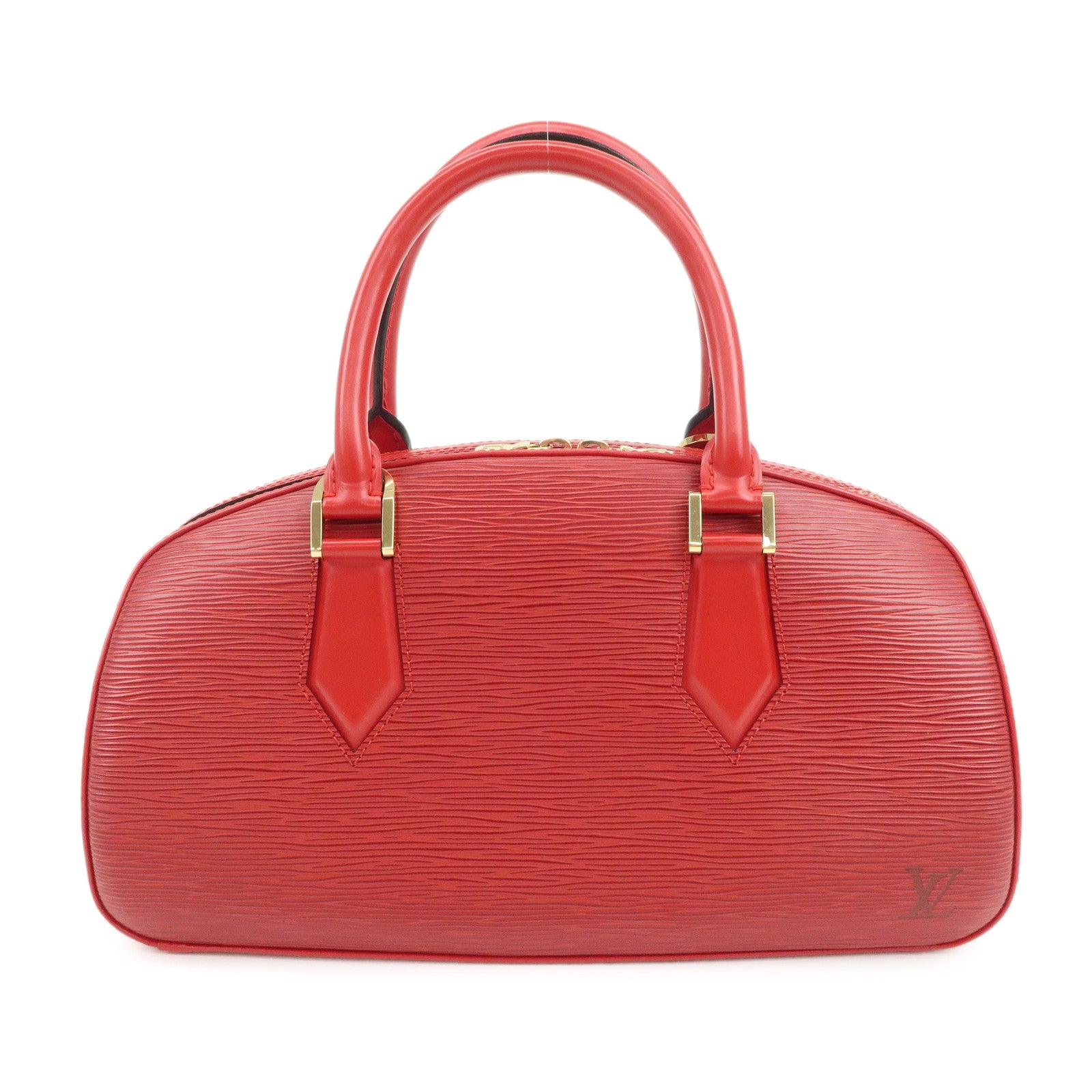 Louis Vuitton Epi Leather Jasmine Hand Bag Castilian Red M52087
