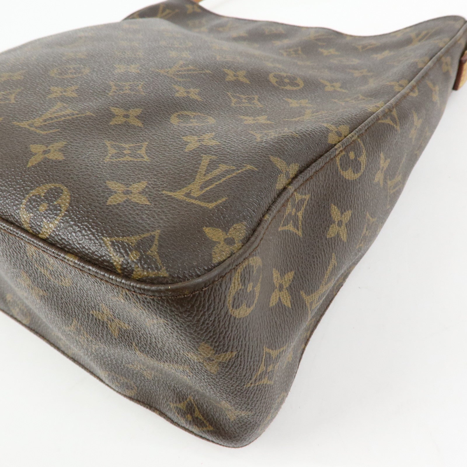 Louis Vuitton Monogram Looping GM Shoulder Bag Brown M51145