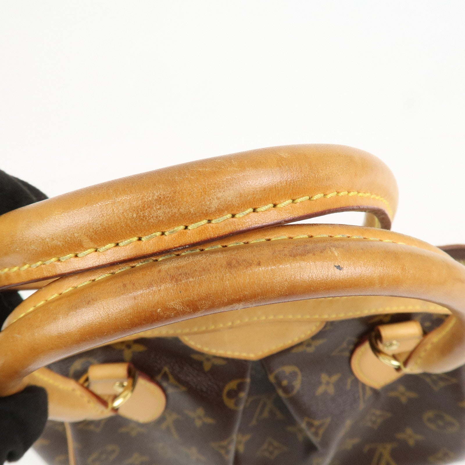 Louis Vuitton Monogram Tivoli PM Hand Bag Shoulder Bag Brown M40143