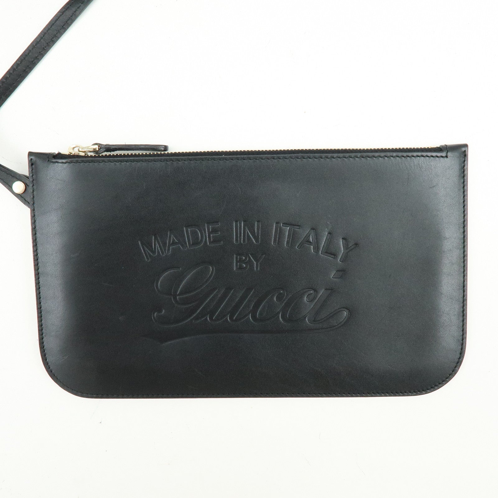 GUCCI GG Canvas Leather Tote Bag Shoulder Bag Black 247209