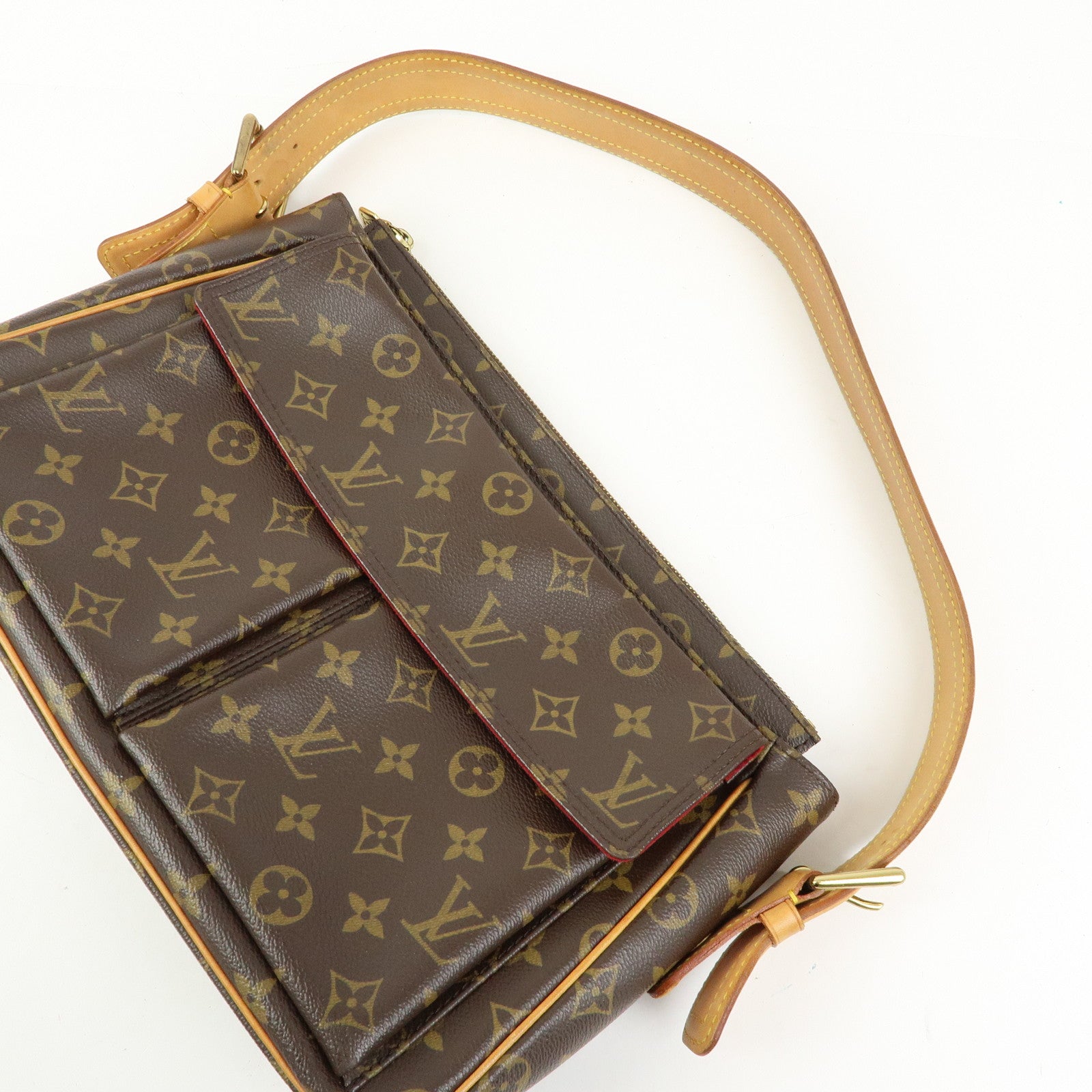 Louis Vuitton Monogram Viva Cite GM Shoulder Bag Brown M51163
