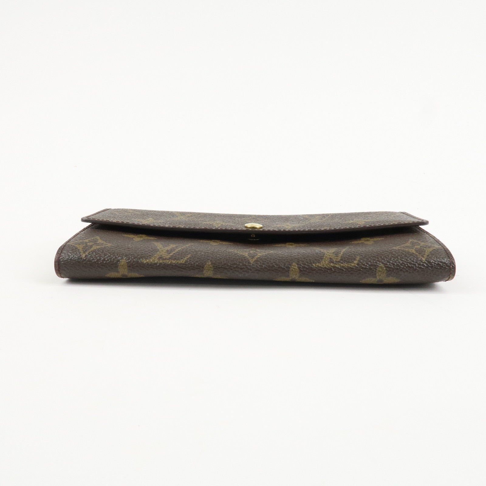 Louis Vuitton Monogram Pochette Porte Monnaie Credit Long Wallet M61725 Used