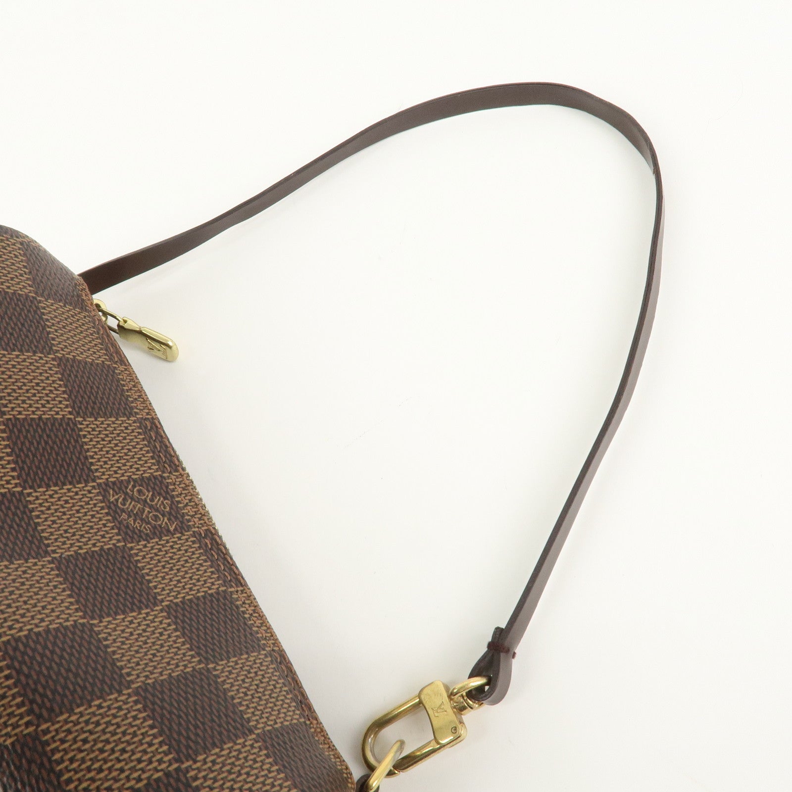 Louis Vuitton Damier Mini Pouch for Papillon Bag Brown