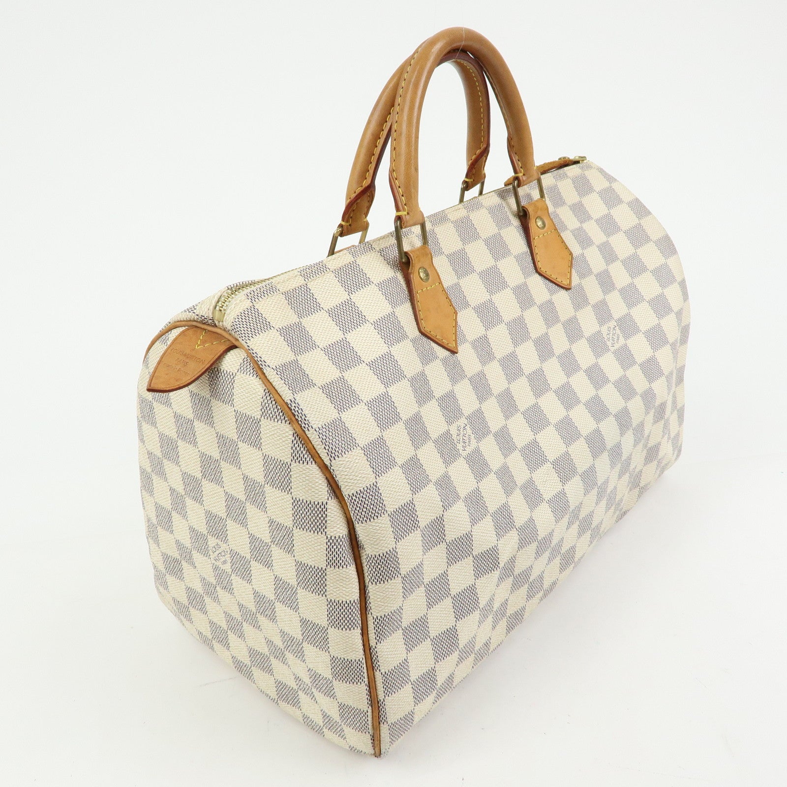 Louis Vuitton Damier Azur Speedy 35 Boston Bag Hand Bag N41535