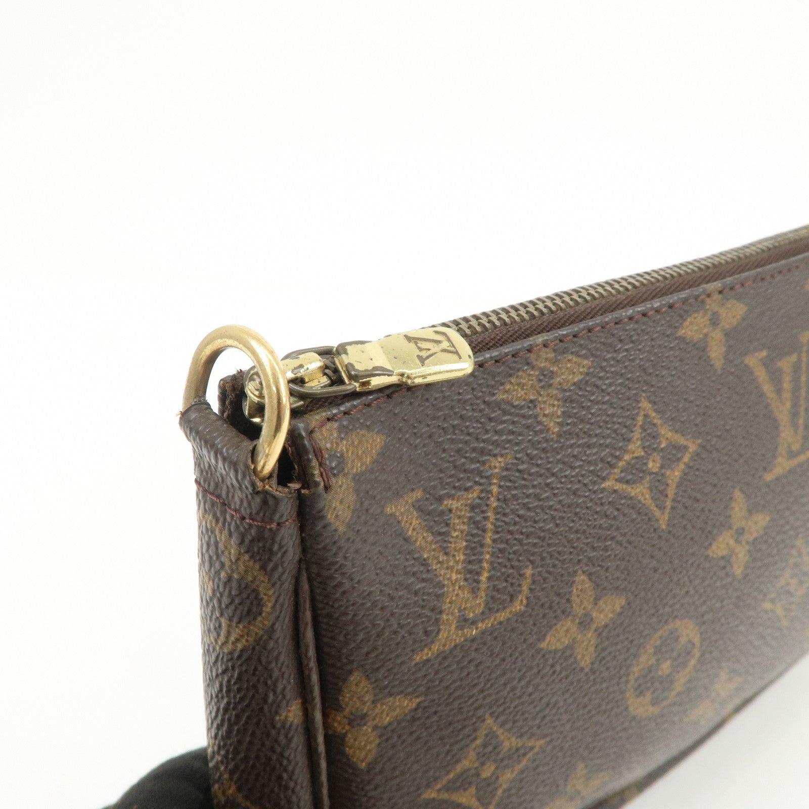Louis Vuitton Monogram Pochette Accessoires Pouch Hand Bag M51980