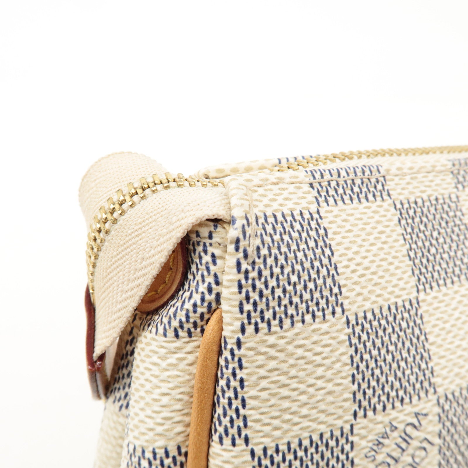 Louis Vuitton Damier Azur Eva 2Way Bag Pouch Shoulder Bag N55214 Used
