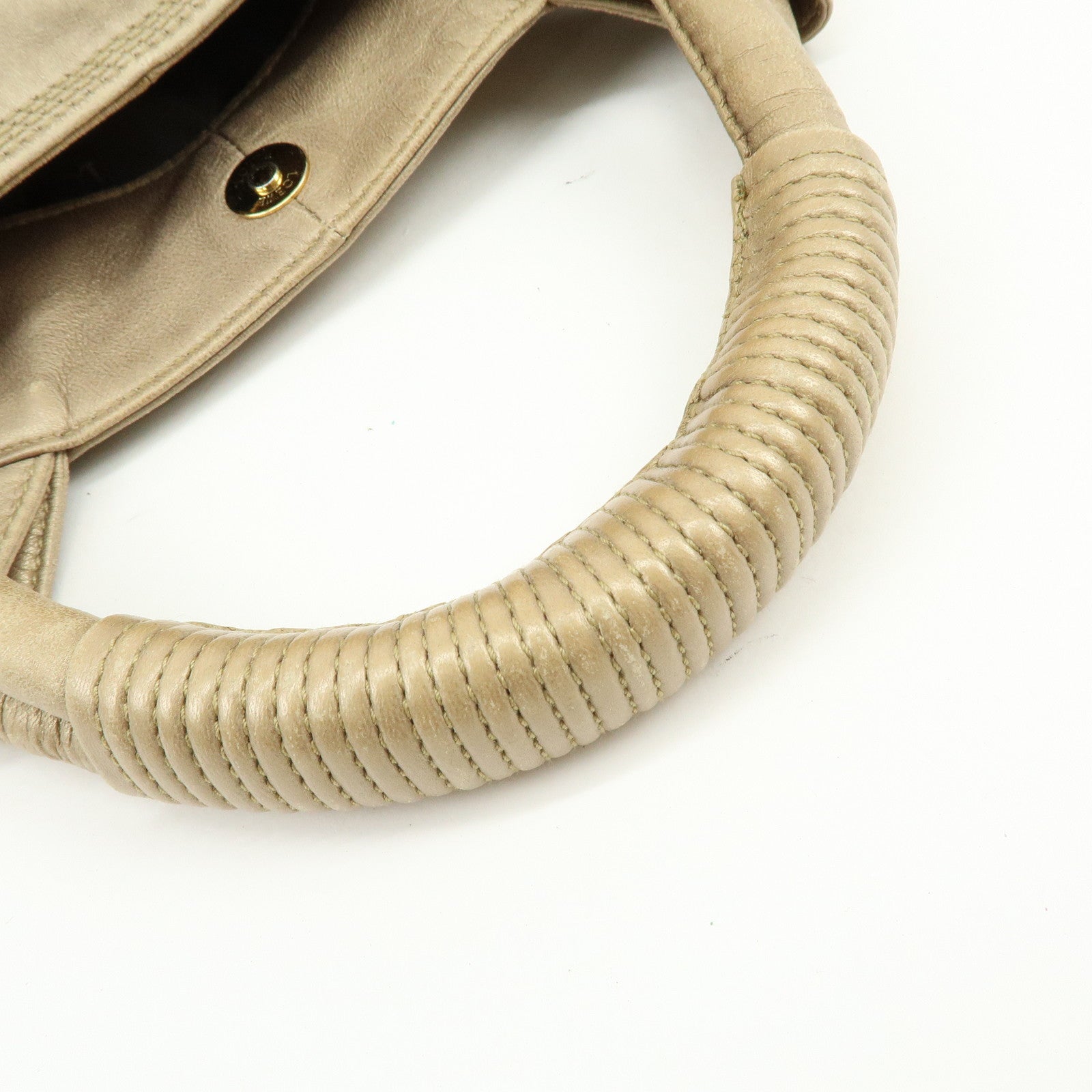 LOEWE Anagram Nappa Aire Leather Hand Bag Shoulder Bag Gold