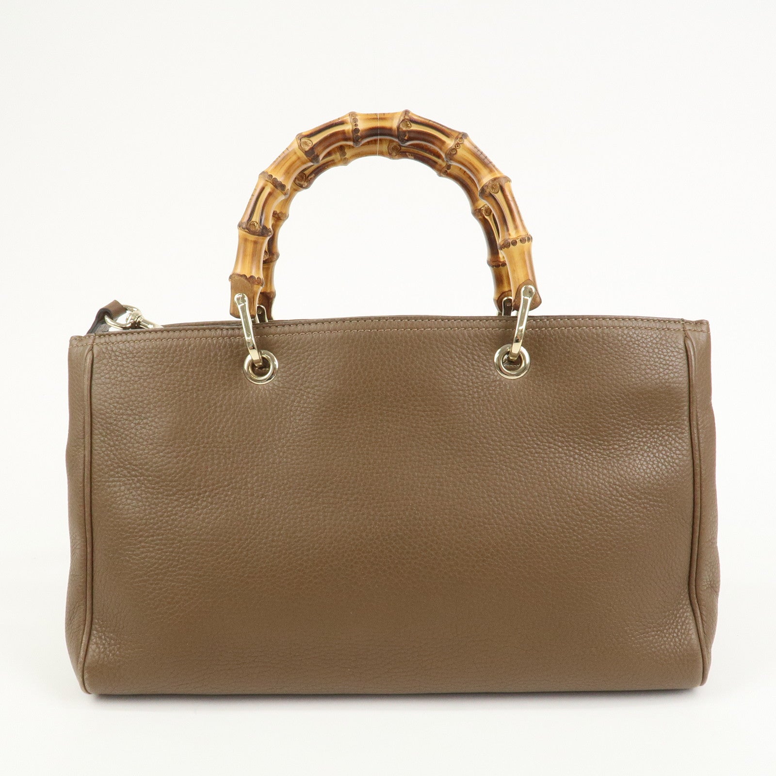 GUCCI Bamboo Shopper Medium 2Way Bag Shoulder Bag 323660