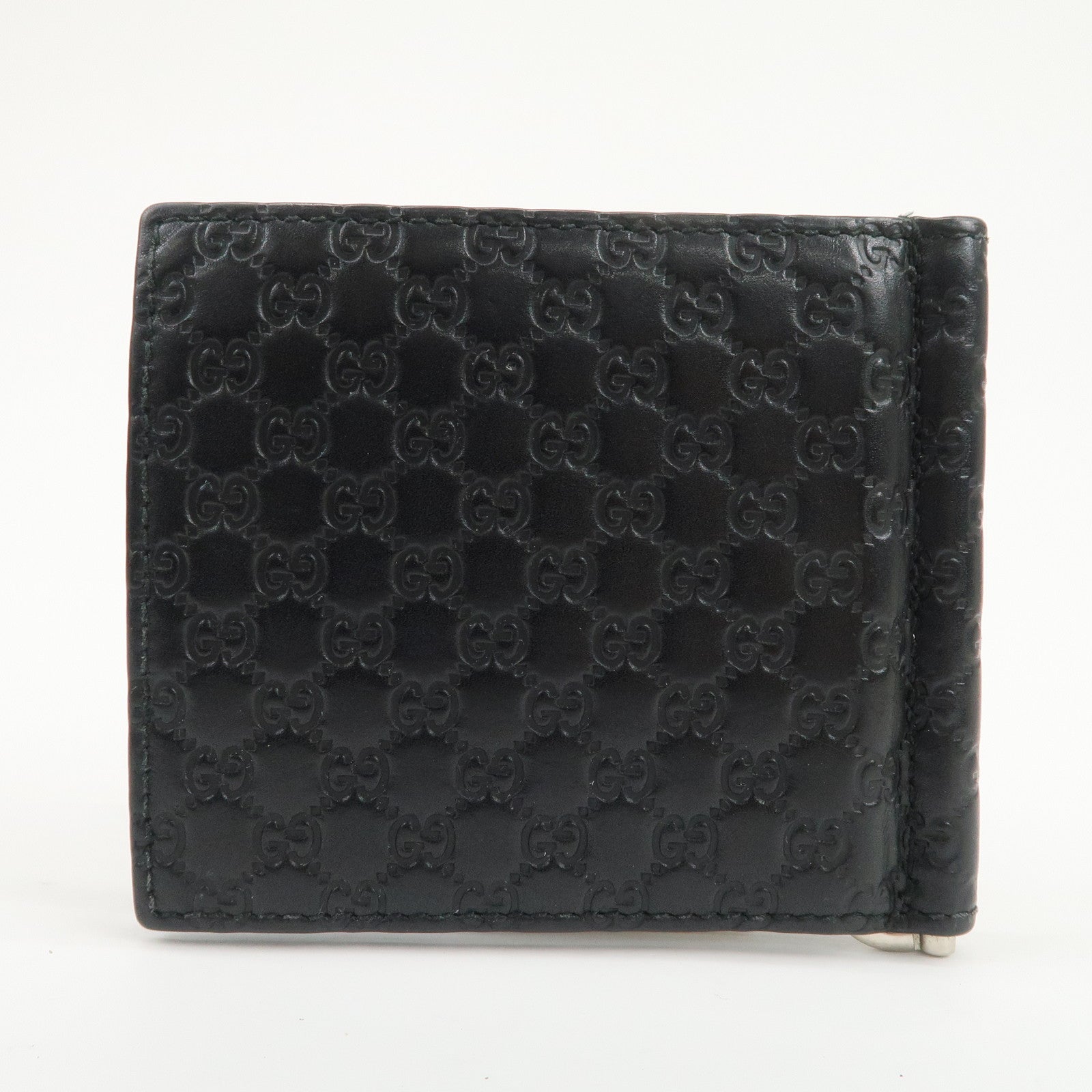 GUCCI Micro Guccissima Leather Bi-fold Wallet Card Case 544478