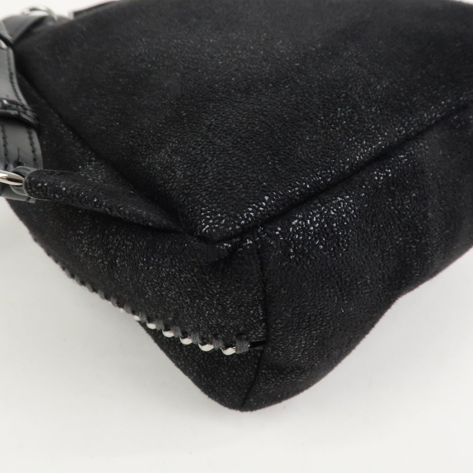 STELLA MCCARTNEY Falabella Polyester Leather Backpack Black