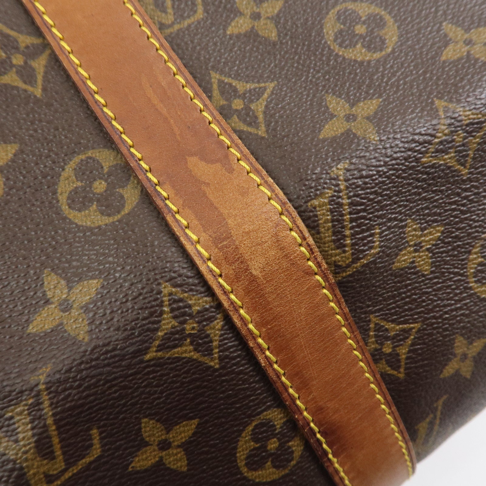 Louis Vuitton Monogram Keep All Bandouliere 45 Boston Bag M41418