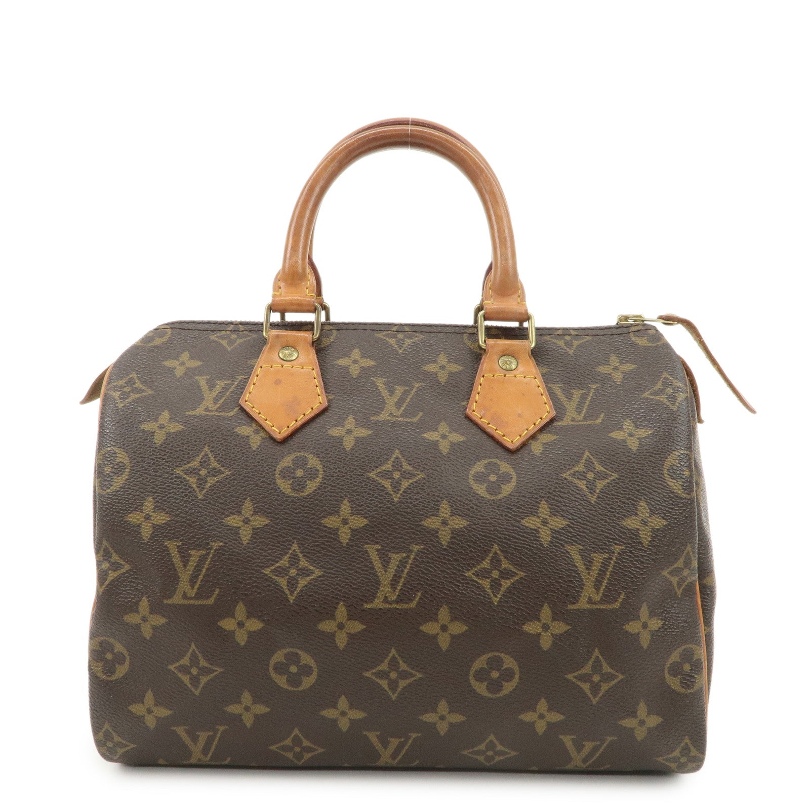 Louis Vuitton Monogram Speedy 25 Boston Bag Hand Bag Brown M41528