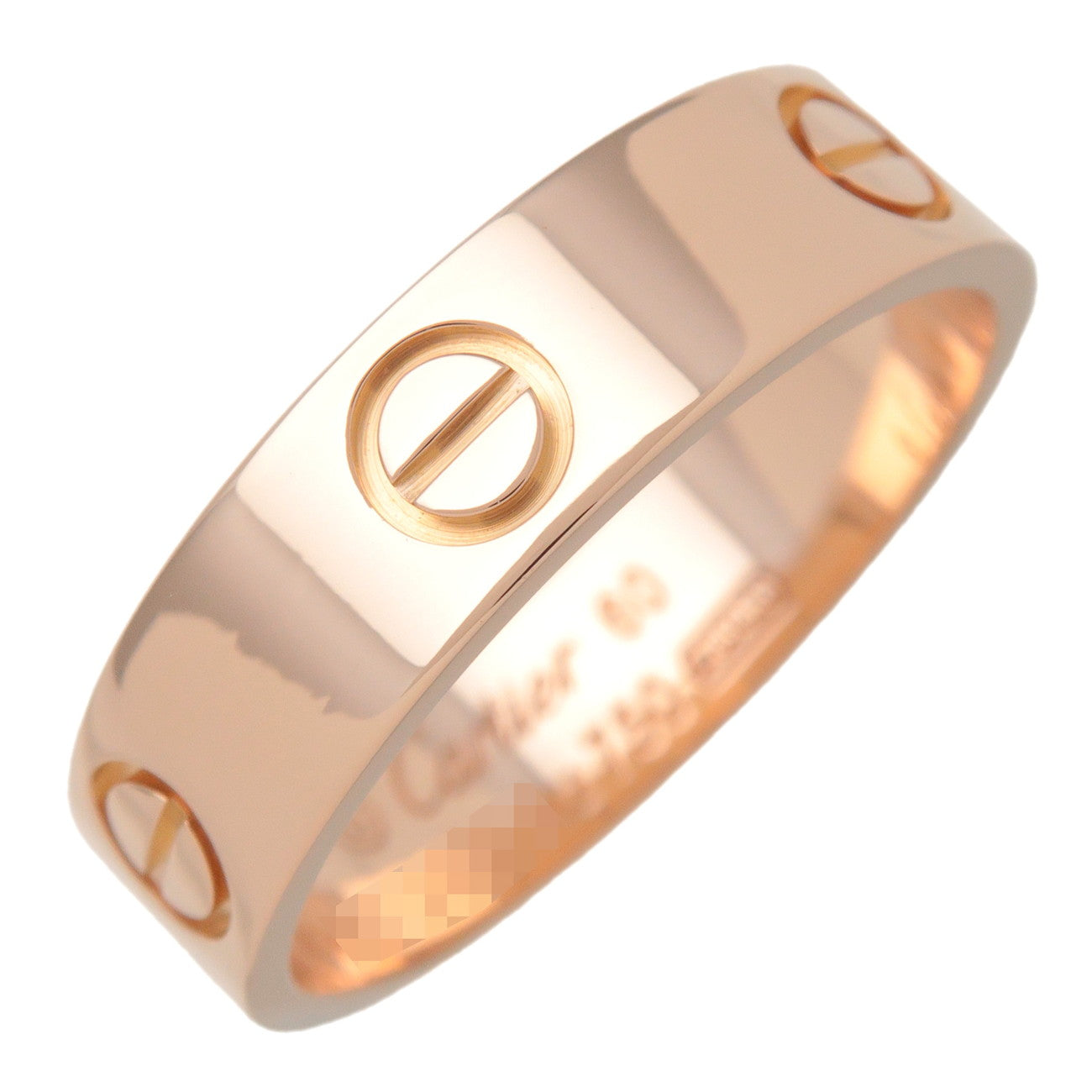 Cartier Love Ring K18 750PG #60 Rose Gold US9 EU60 HK20.5