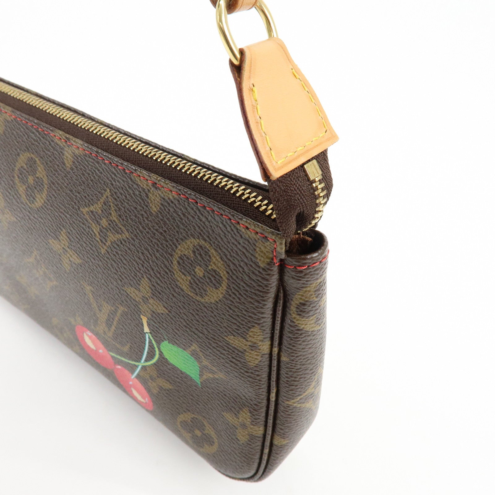 Louis Vuitton Monogram Cherry Pochette Accessoires Pouch M95008