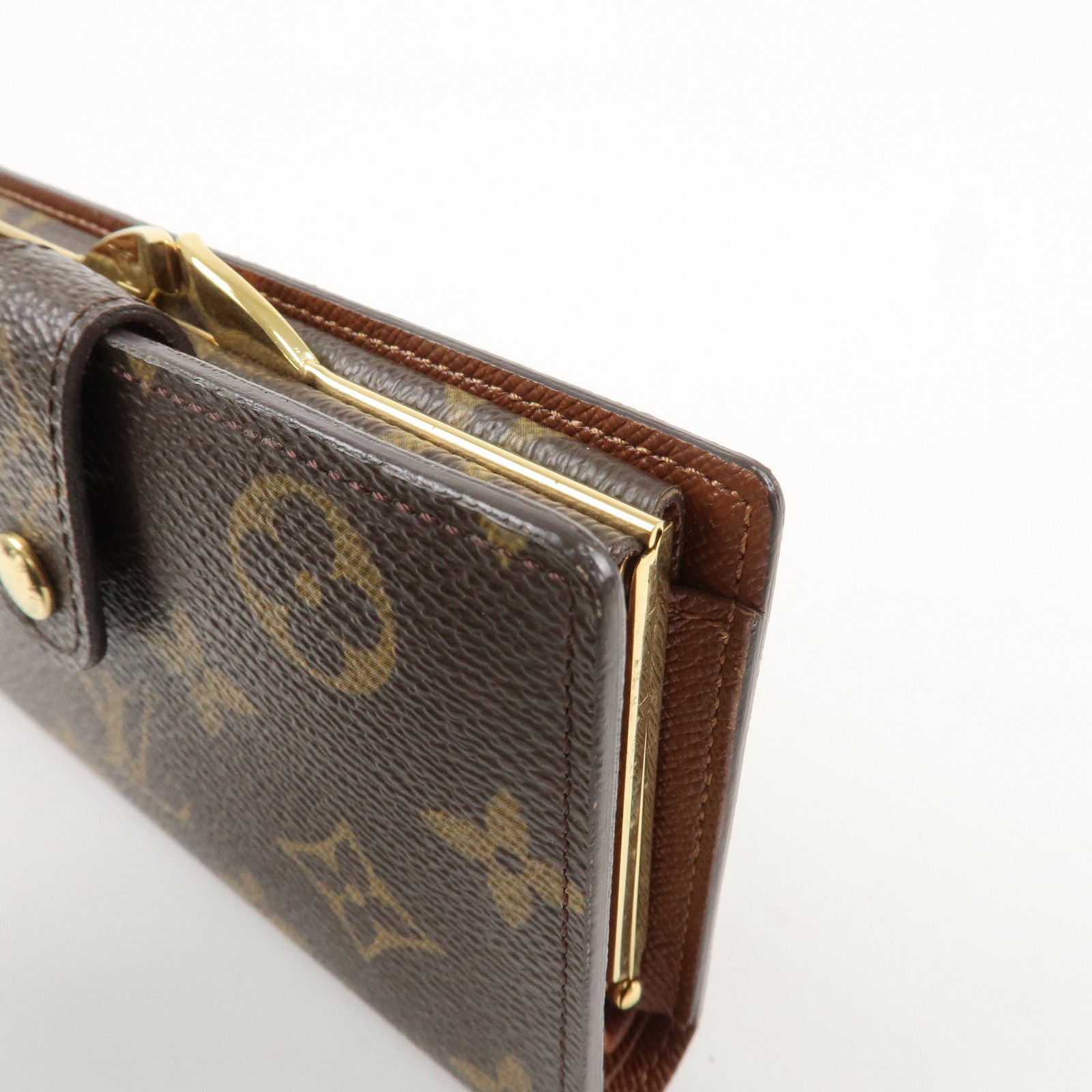 Louis Vuitton Monogram Porte Monnaie Billets Viennois Wallet M61663 Used