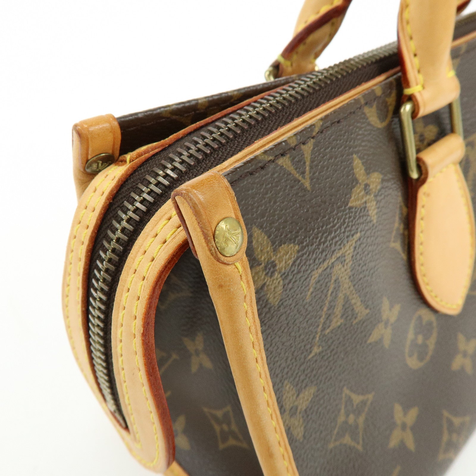 Louis Vuitton Monogram Canvas Popincourt Hand Bag Brown M40009