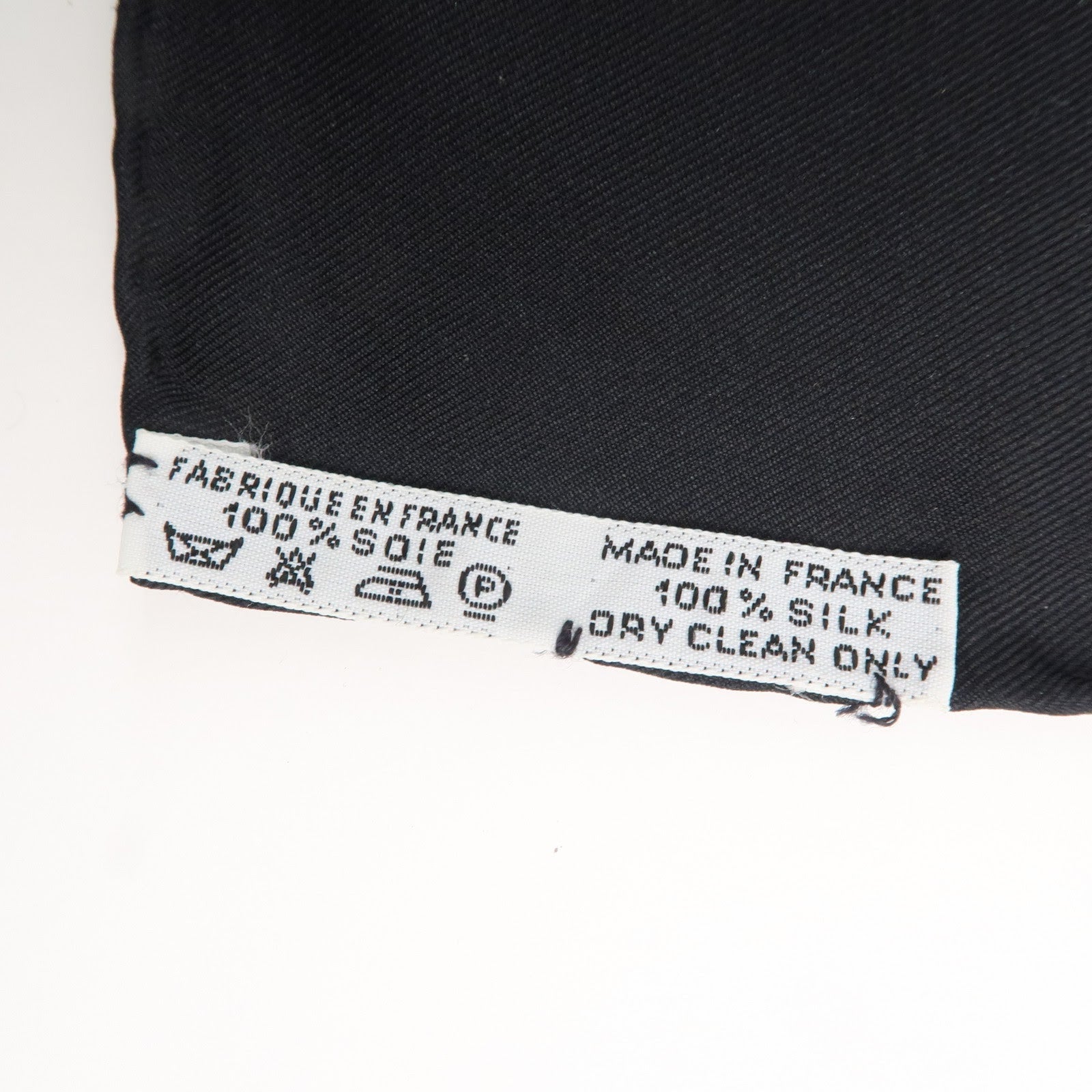 HERMES Carre 90 Silk 100% Scarf Black Yellow Used